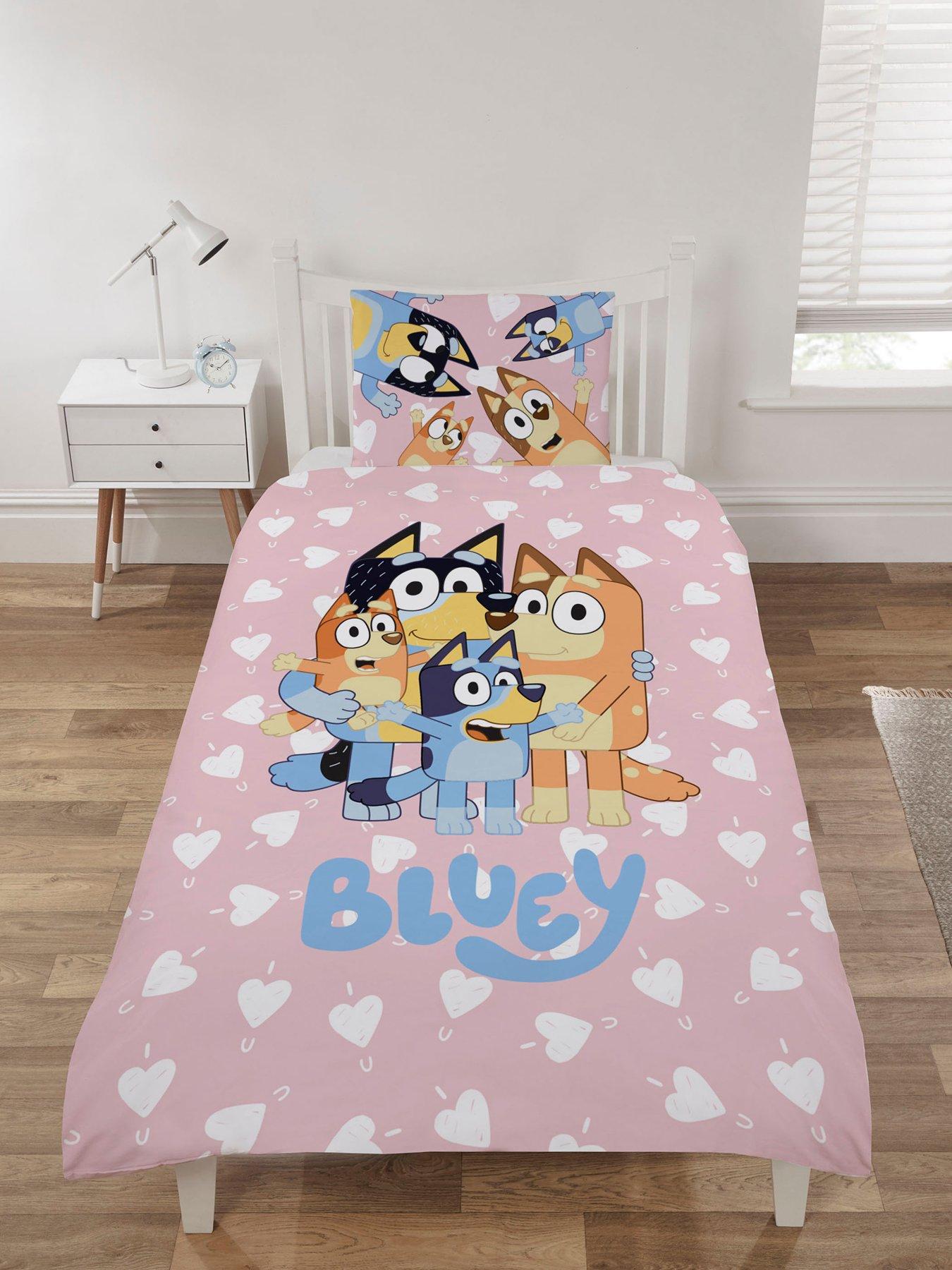 undefined Bluey I Love U Cotton Panel Duvet
