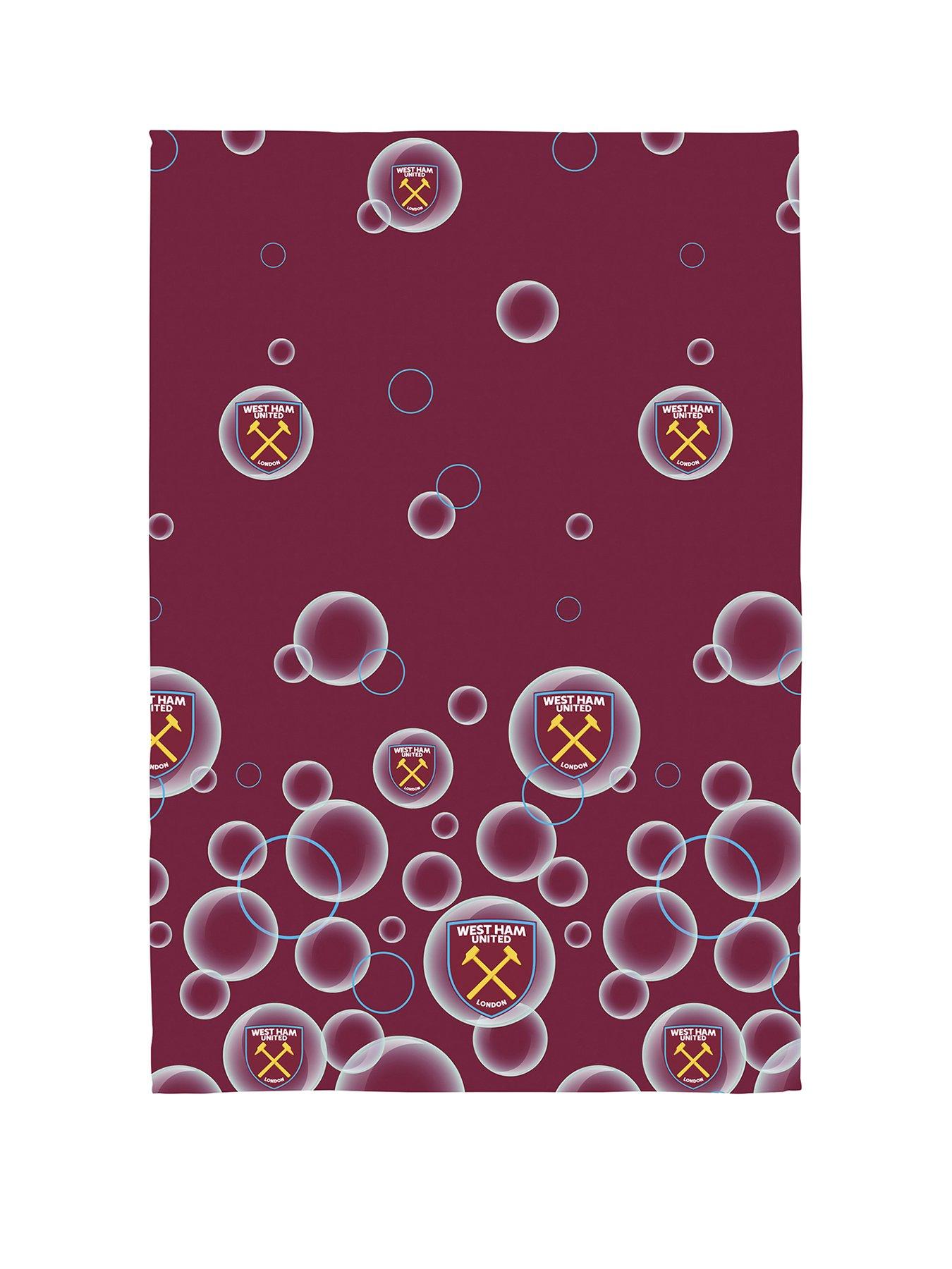 undefined West Ham Forever Blowing Bubbles Polar Blanket- 100x150cm