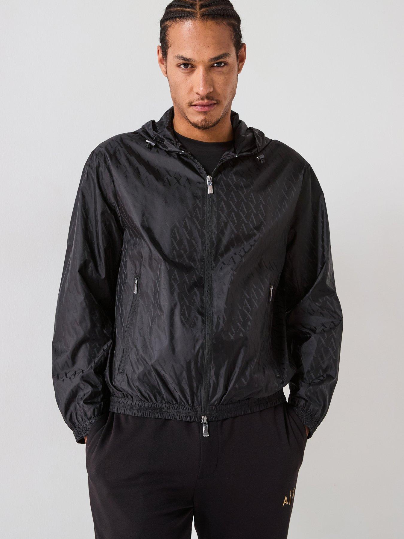 armani-exchange-all-over-monogram-lightweight-jacket-black