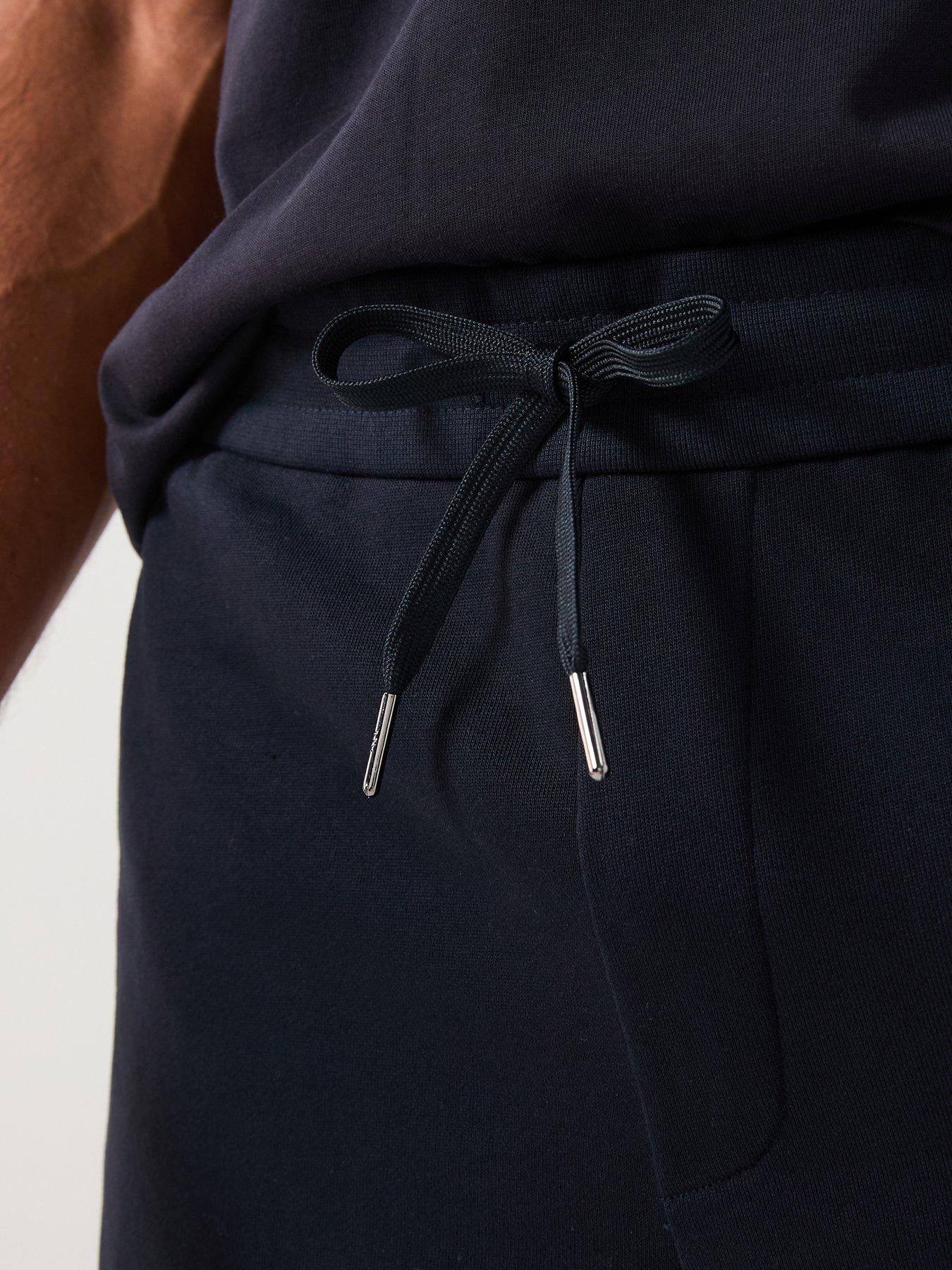 Image 5 of 6 of Armani Exchange 3D Ny Milan Logo Sweat Shorts - Navy
