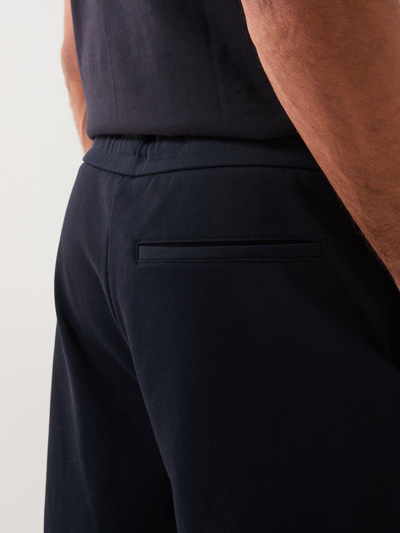 Image 6 of 6 of Armani Exchange 3D Ny Milan Logo Sweat Shorts - Navy
