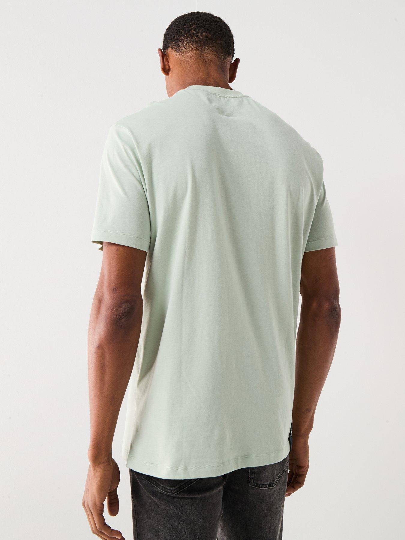 Image 2 of 6 of Armani Exchange Circle Ax Logo T-Shirt - Light Green