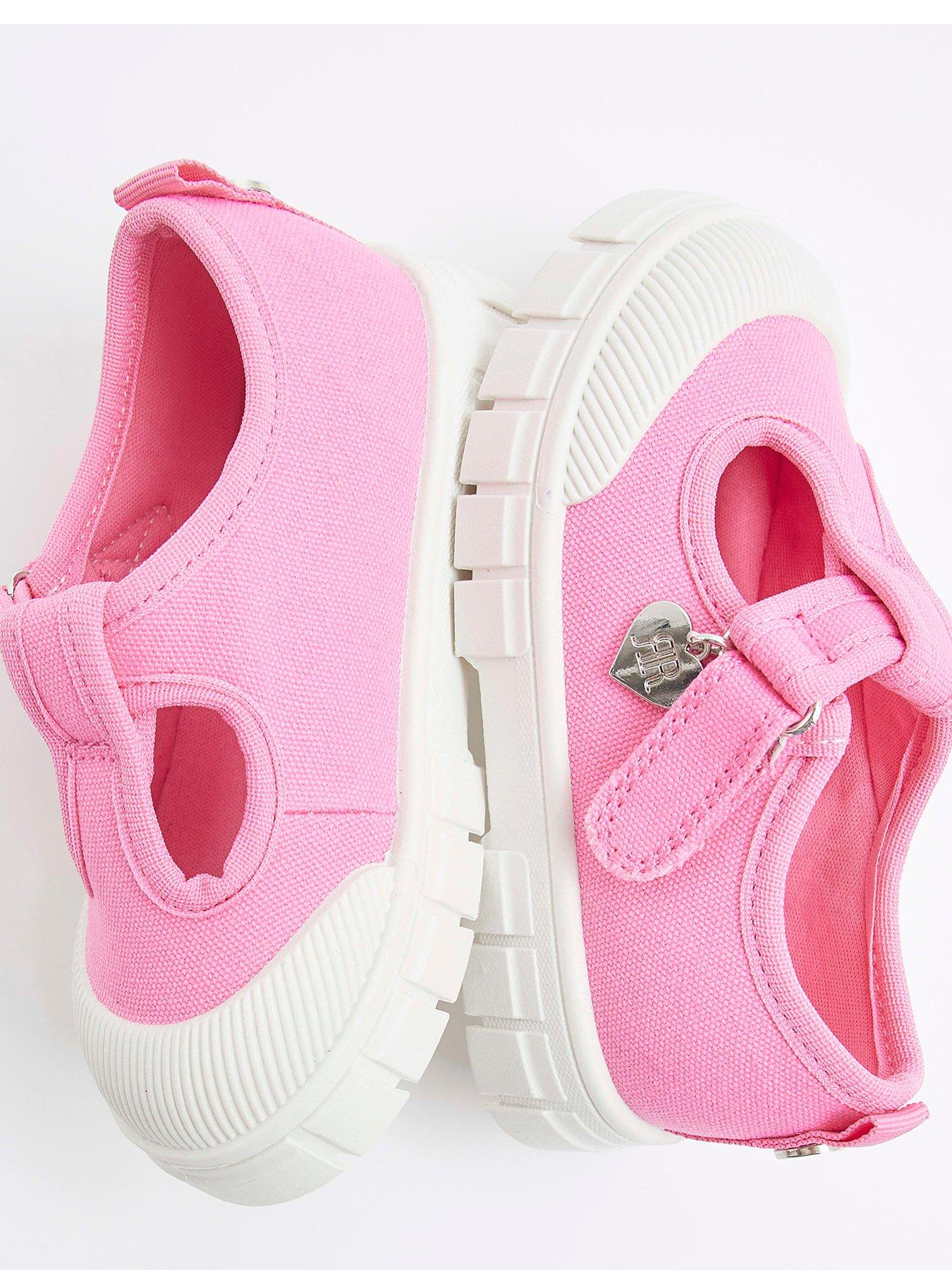 River Island Mini Girls Mary Jane Shoes Pink Very