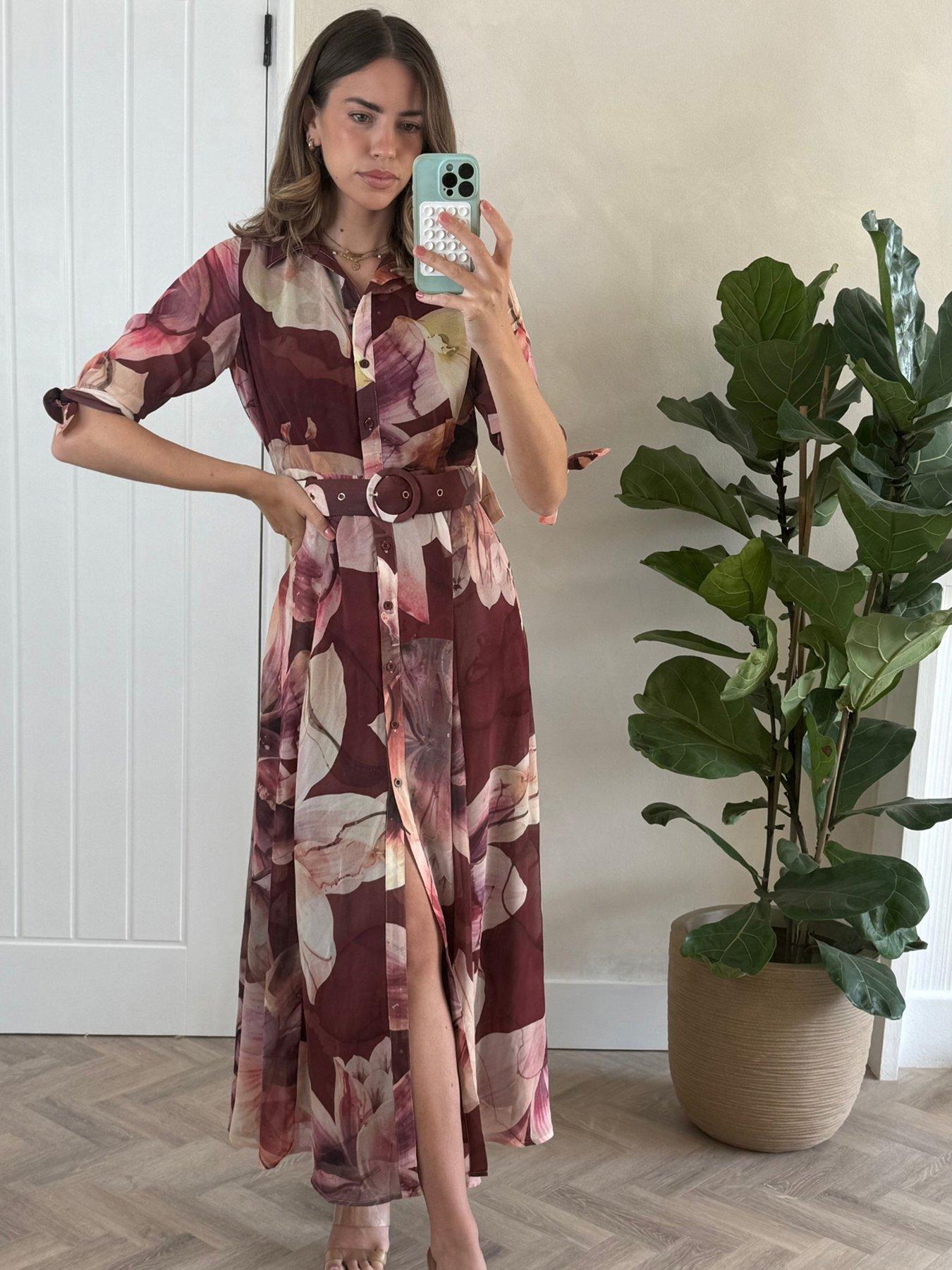 undefined Chiffon Daphne Dress - Multi