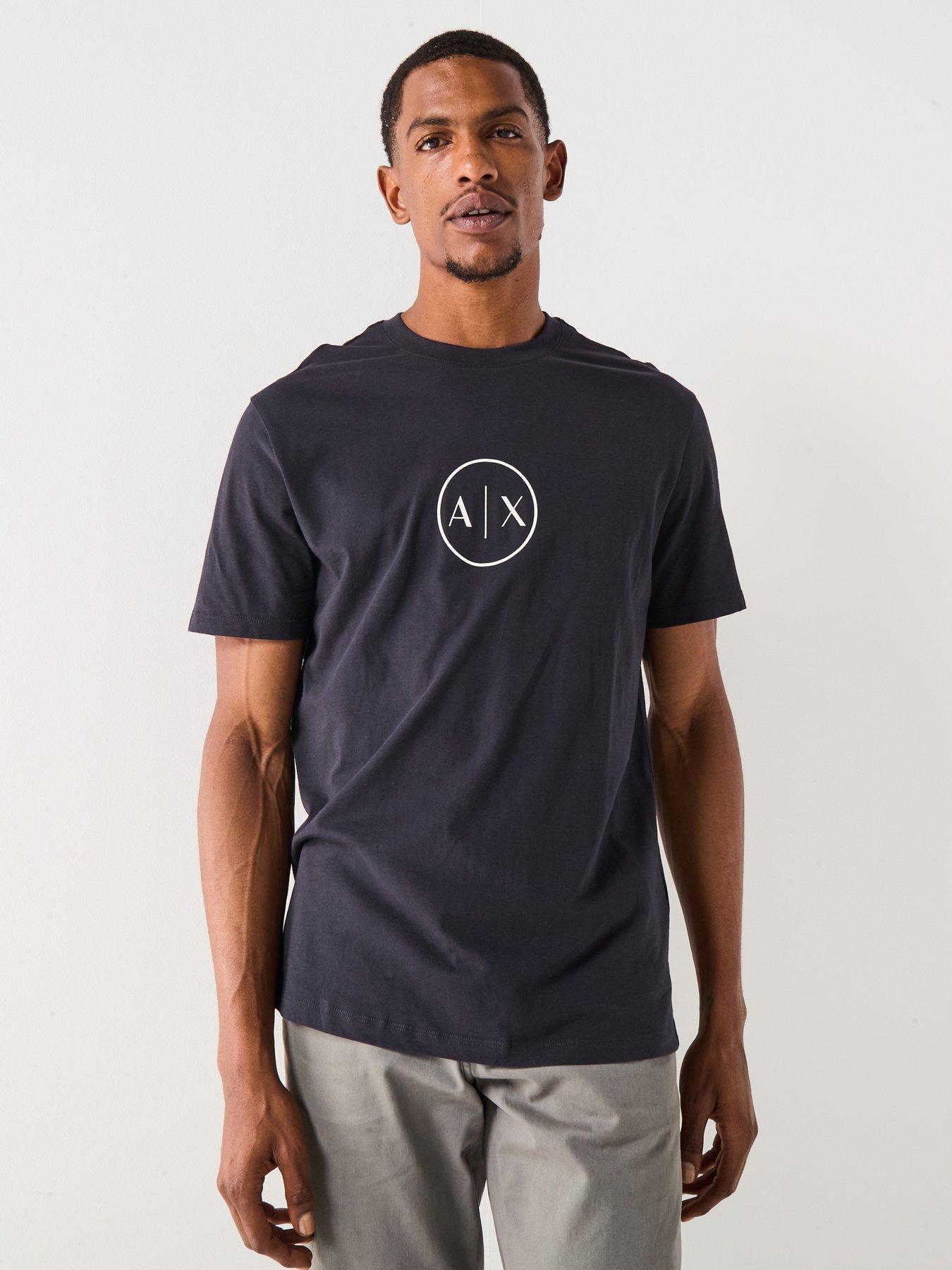 undefined Circle Ax Logo T-Shirt - Navy