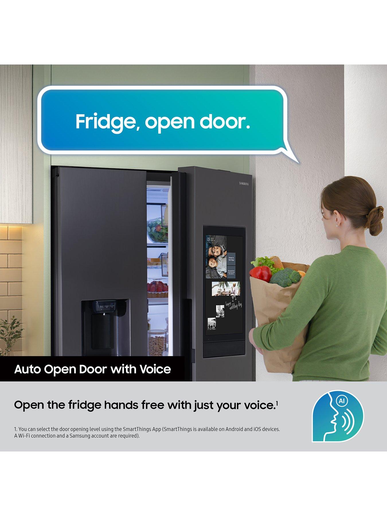 Image 5 of 8 of Samsung Family Hub RS90F66BETEU Wifi Connected Plumbed Total No Frost American Fridge Freezer - Silver - E Rated