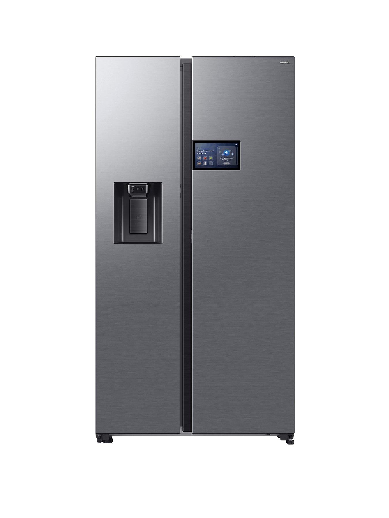 Samsung Bespoke AI Family Hub 9 RS90F64EETEU 621L Smart American Fridge Freezer - Silver