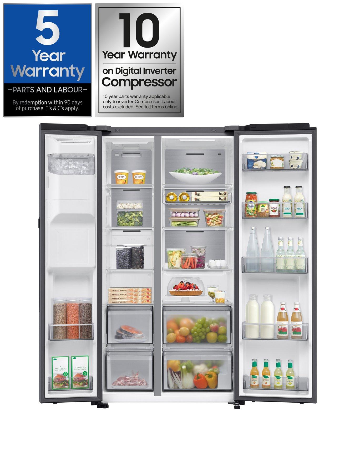 Image 2 of 8 of Samsung Bespoke AI Family Hub 9 RS90F64EETEU 621L Smart American Fridge Freezer - Silver