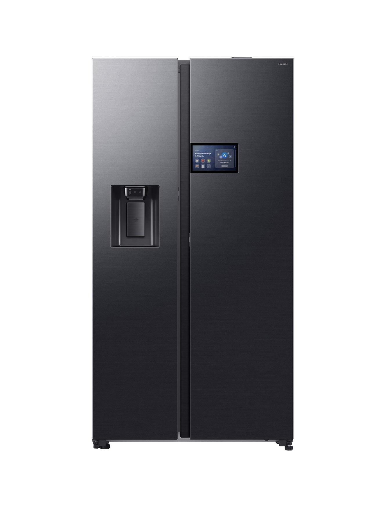 Samsung Bespoke AI Family Hub 9 RS90F64EEFEU 621L Smart American Fridge Freezer - Black