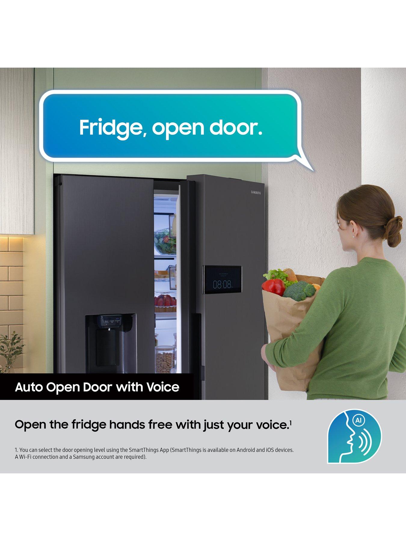 Image 5 of 8 of Samsung Bespoke AI Family Hub 9 RS90F64EEFEU 621L Smart American Fridge Freezer - Black