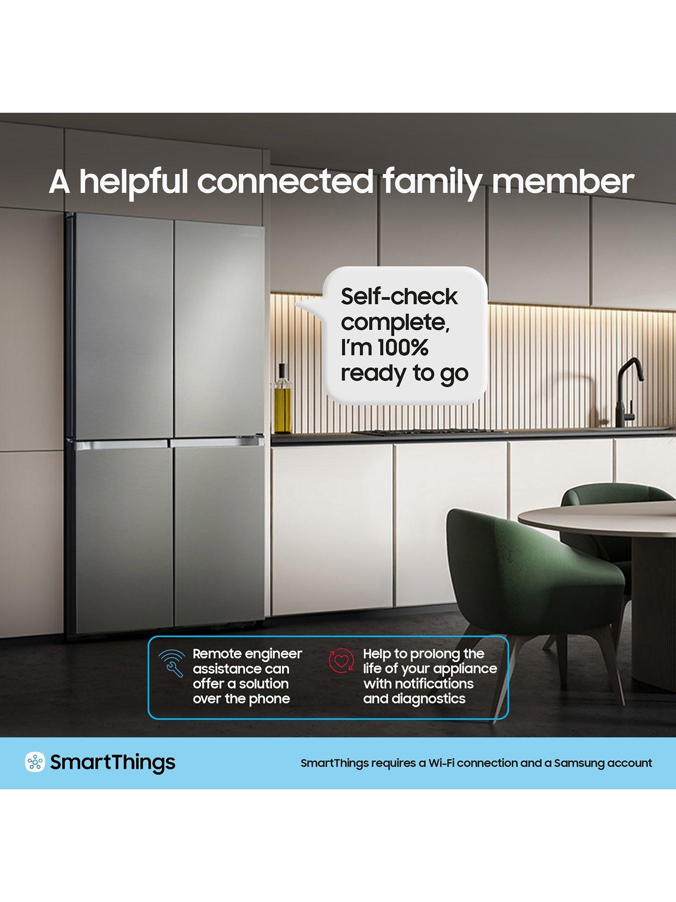 Image 6 of 8 of Samsung Bespoke AI Family Hub 9 RS90F64EEFEU 621L Smart American Fridge Freezer - Black