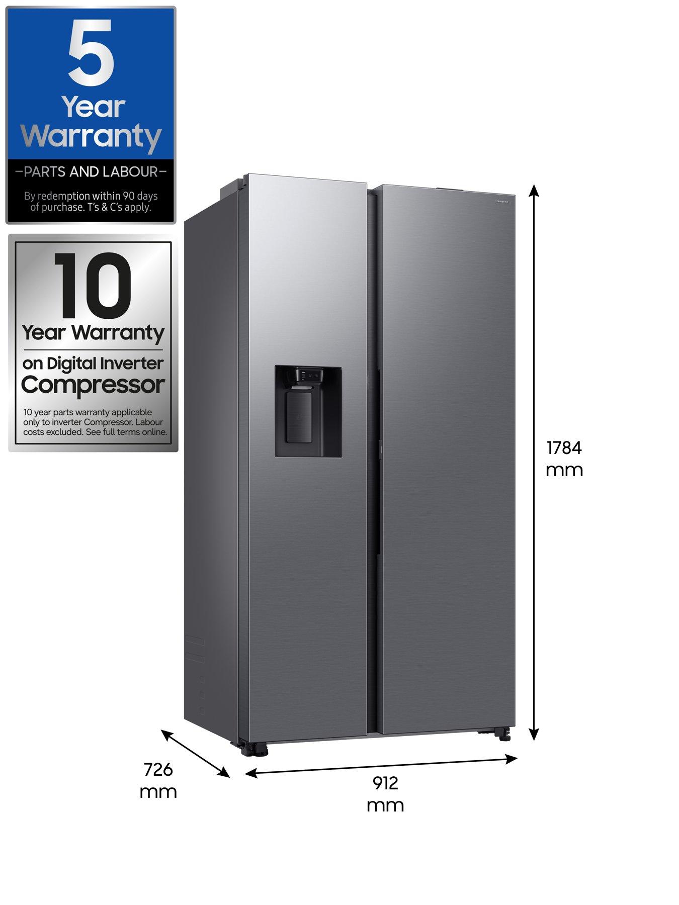 Image 7 of 8 of Samsung Series 8 On-device Bixby RS80F66KBT/EU Wifi Connected Plumbed Total No Frost American Fridge Freezer - Silver - B Rated