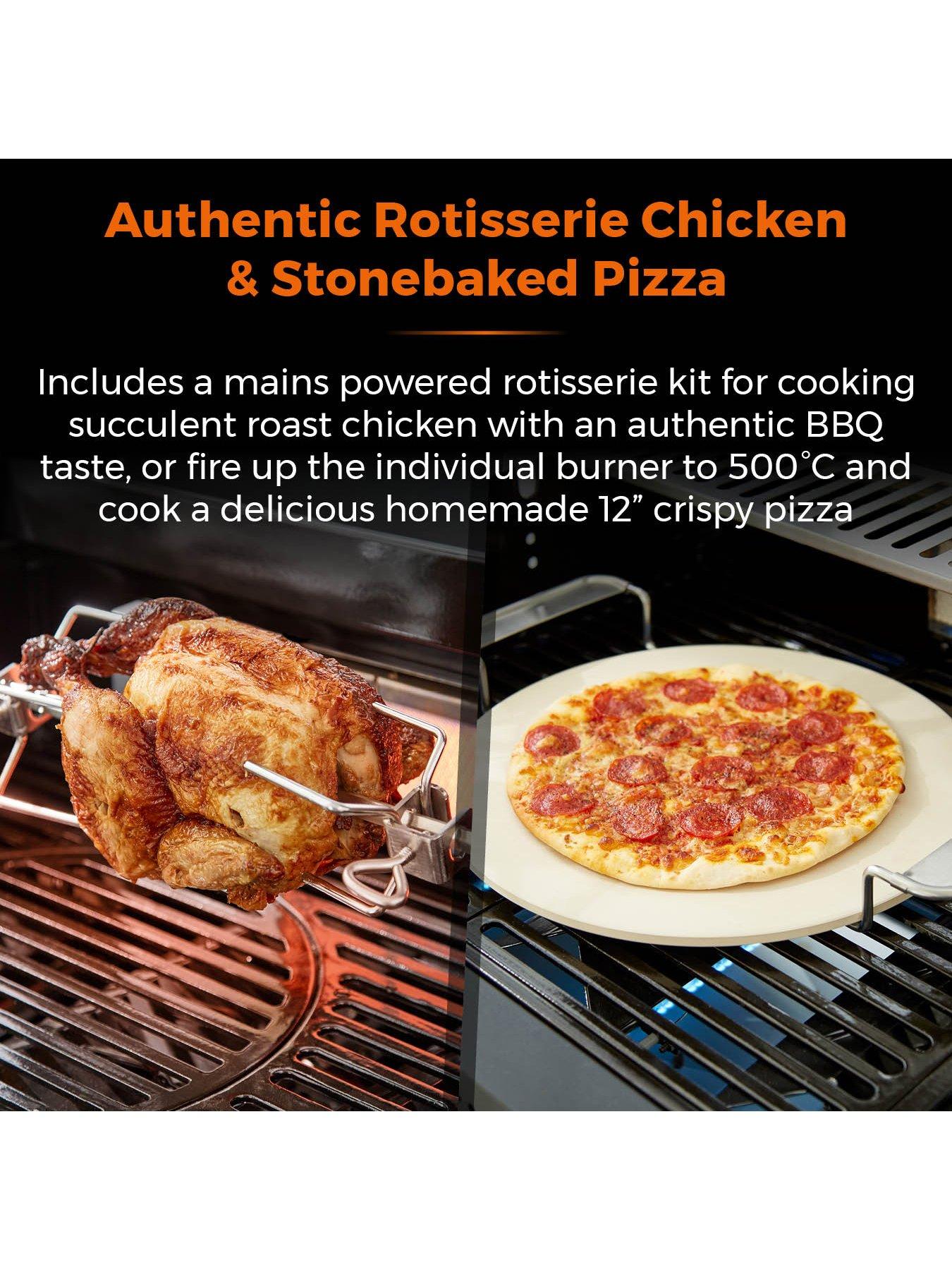 Image 3 of 6 of Tower Stealth Pro Six Burner BBQ with Rotisserie and Cover