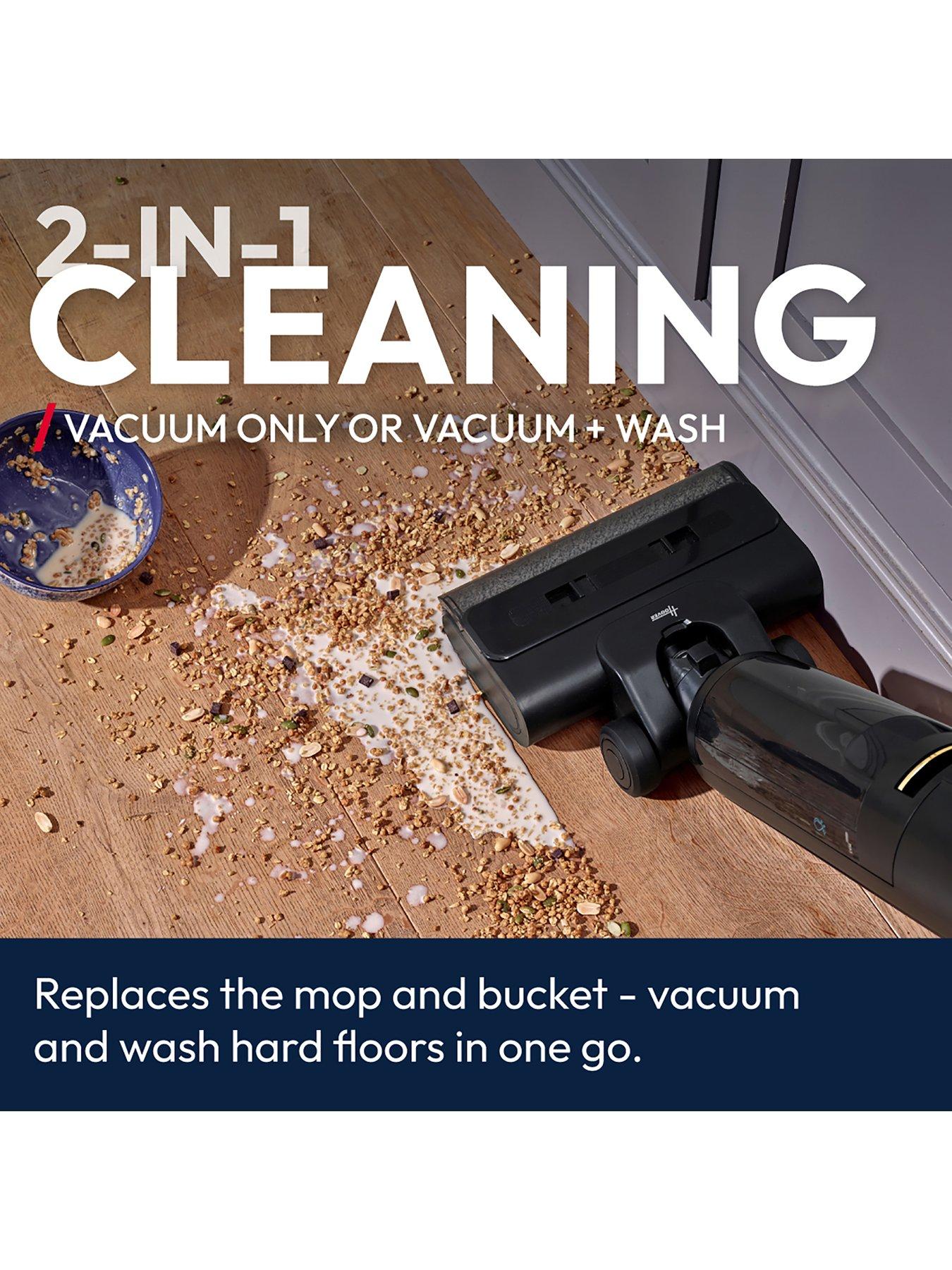 Image 2 of 8 of Hoover Turbo Clean Wet&amp;Dry Cordless Hard Floor Washer &amp; Vacuum with Anti Hair Wrap, Double Edge Cleaning and Hot Air Drying HW3 Plus