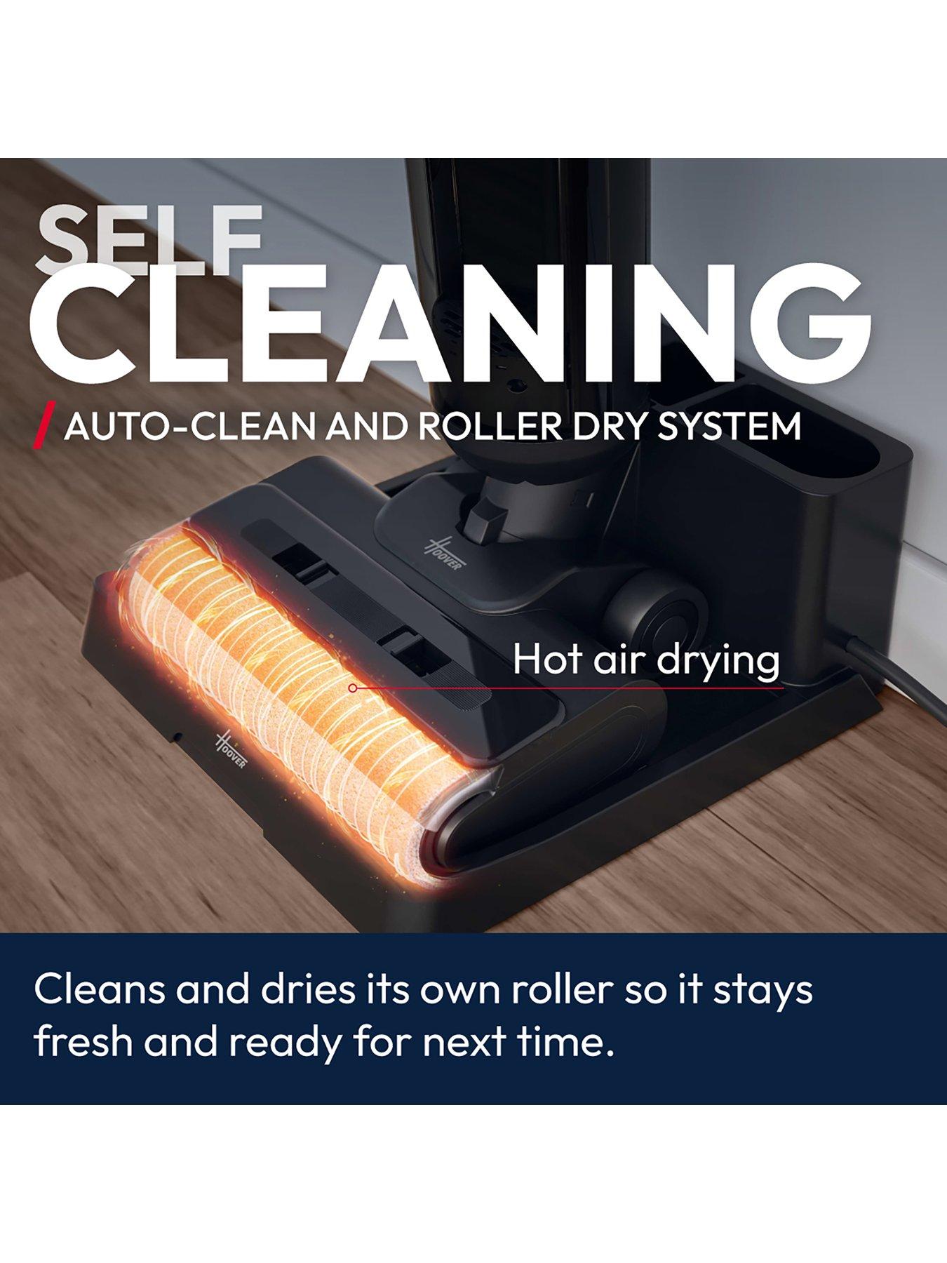 Image 3 of 8 of Hoover Turbo Clean Wet&amp;Dry Cordless Hard Floor Washer &amp; Vacuum with Anti Hair Wrap, Double Edge Cleaning and Hot Air Drying HW3 Plus