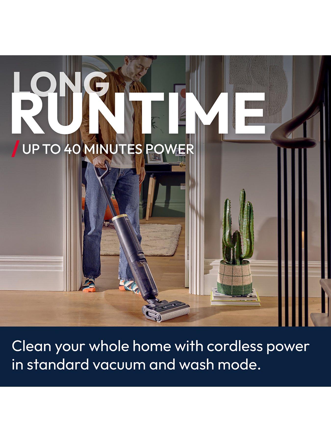 Image 5 of 8 of Hoover Turbo Clean Wet&amp;Dry Cordless Hard Floor Washer &amp; Vacuum with Anti Hair Wrap, Double Edge Cleaning and Hot Air Drying HW3 Plus