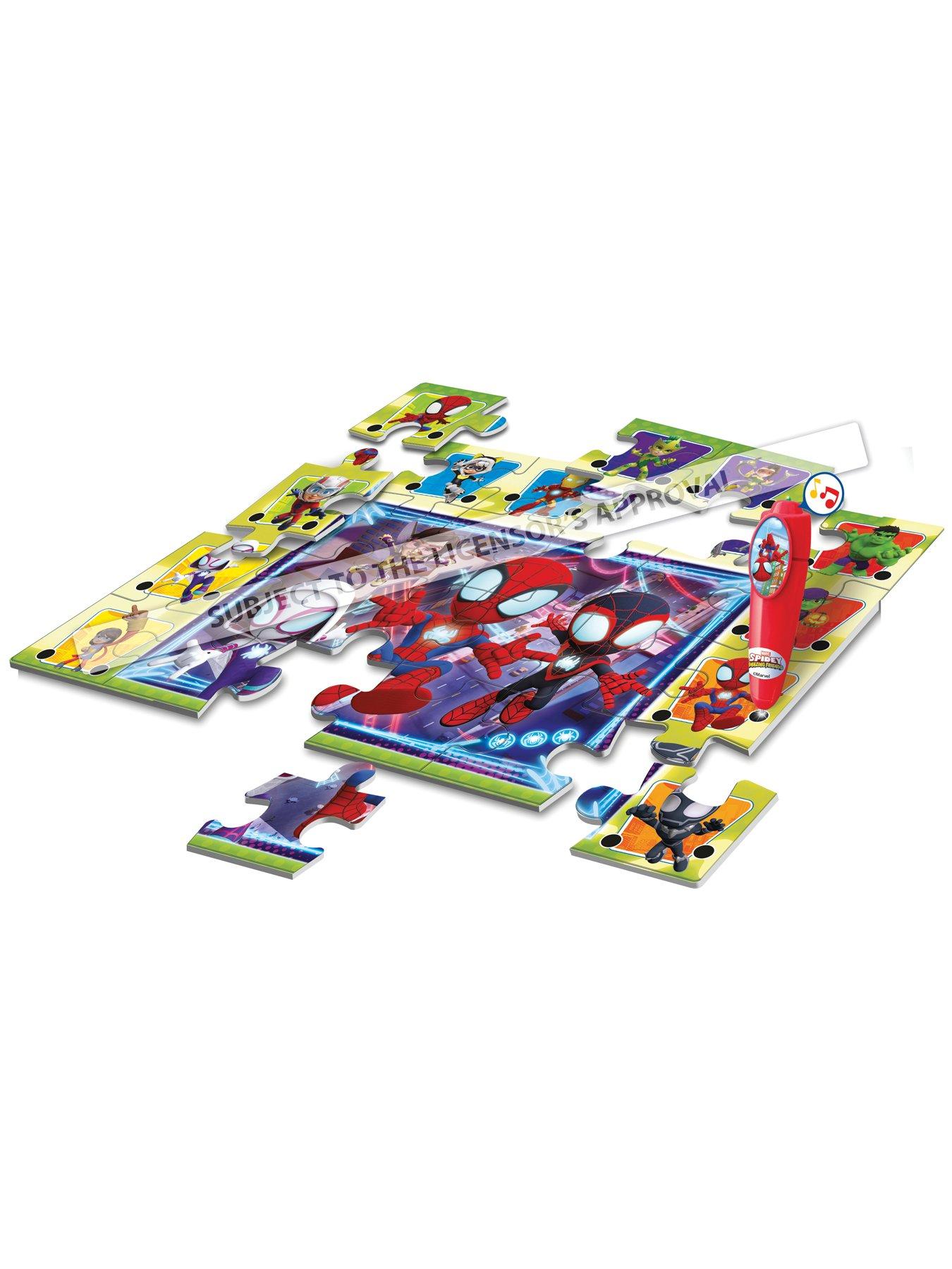 Image 2 of 3 of Clementoni Interactive Floor Puzzle - Spidey