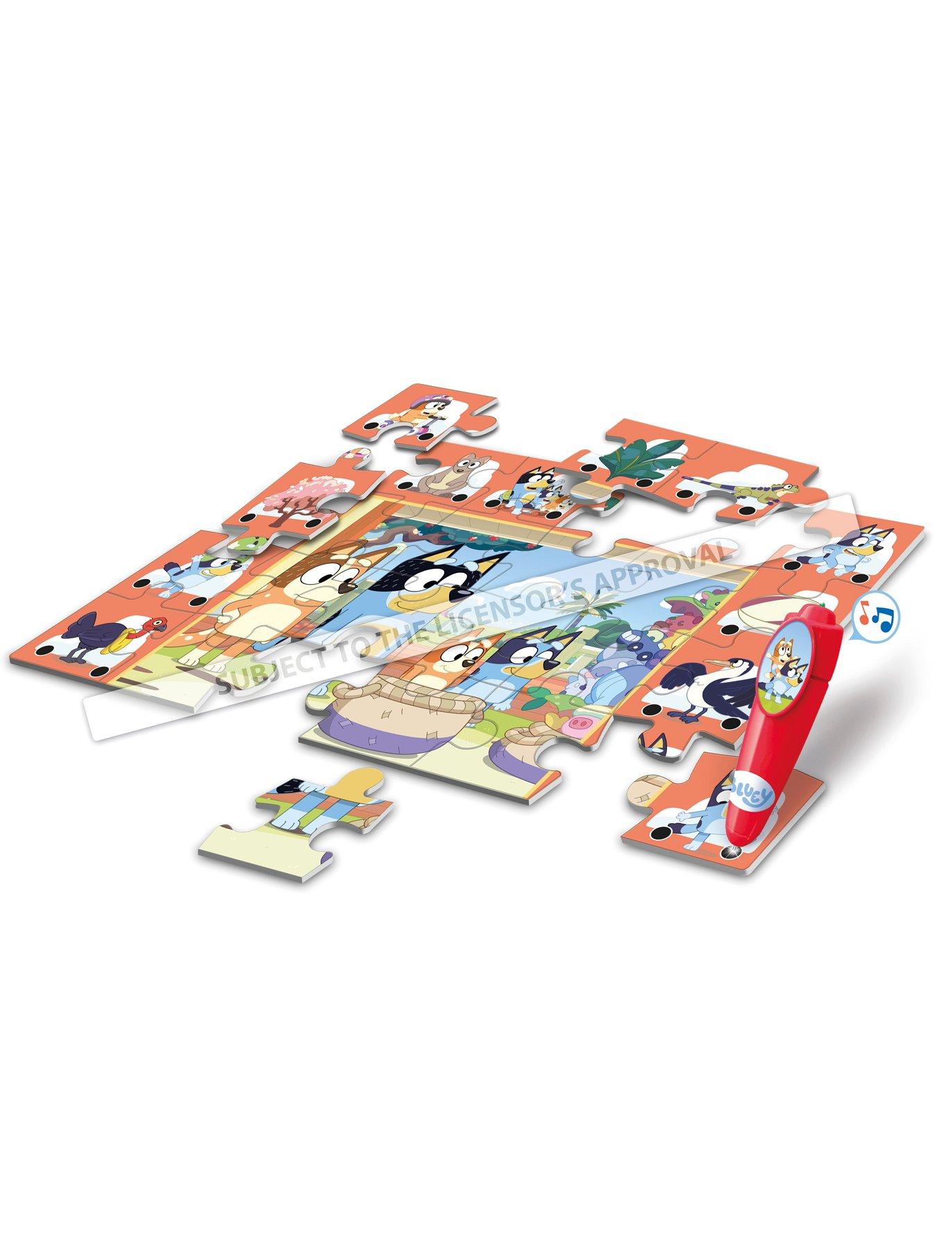 Image 2 of 3 of Clementoni Interactive Floor Puzzle - Bluey