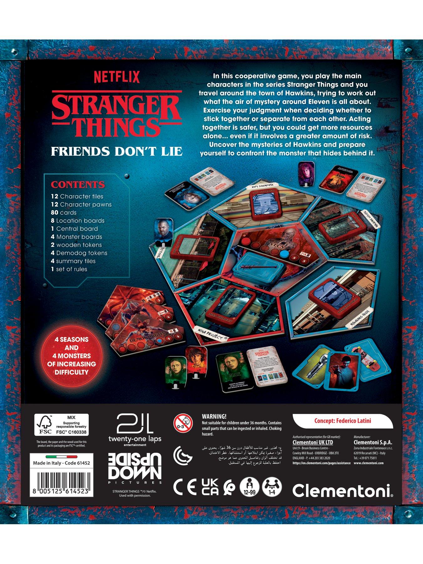 Clementoni Stranger Things - Friends Don't Lie Board Game | Very
