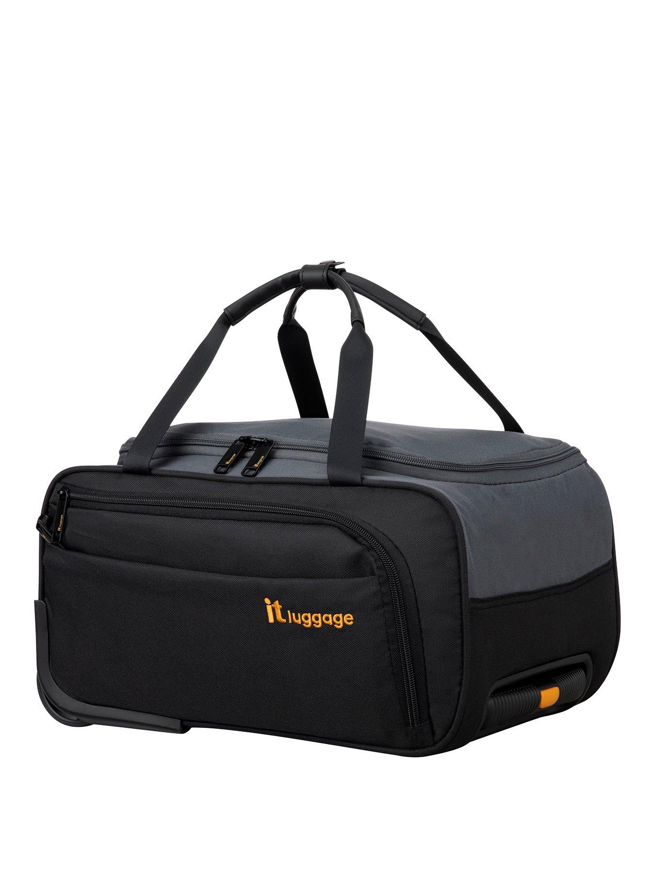 undefined Duo-Tone Pewter/Black Trolley Bag
