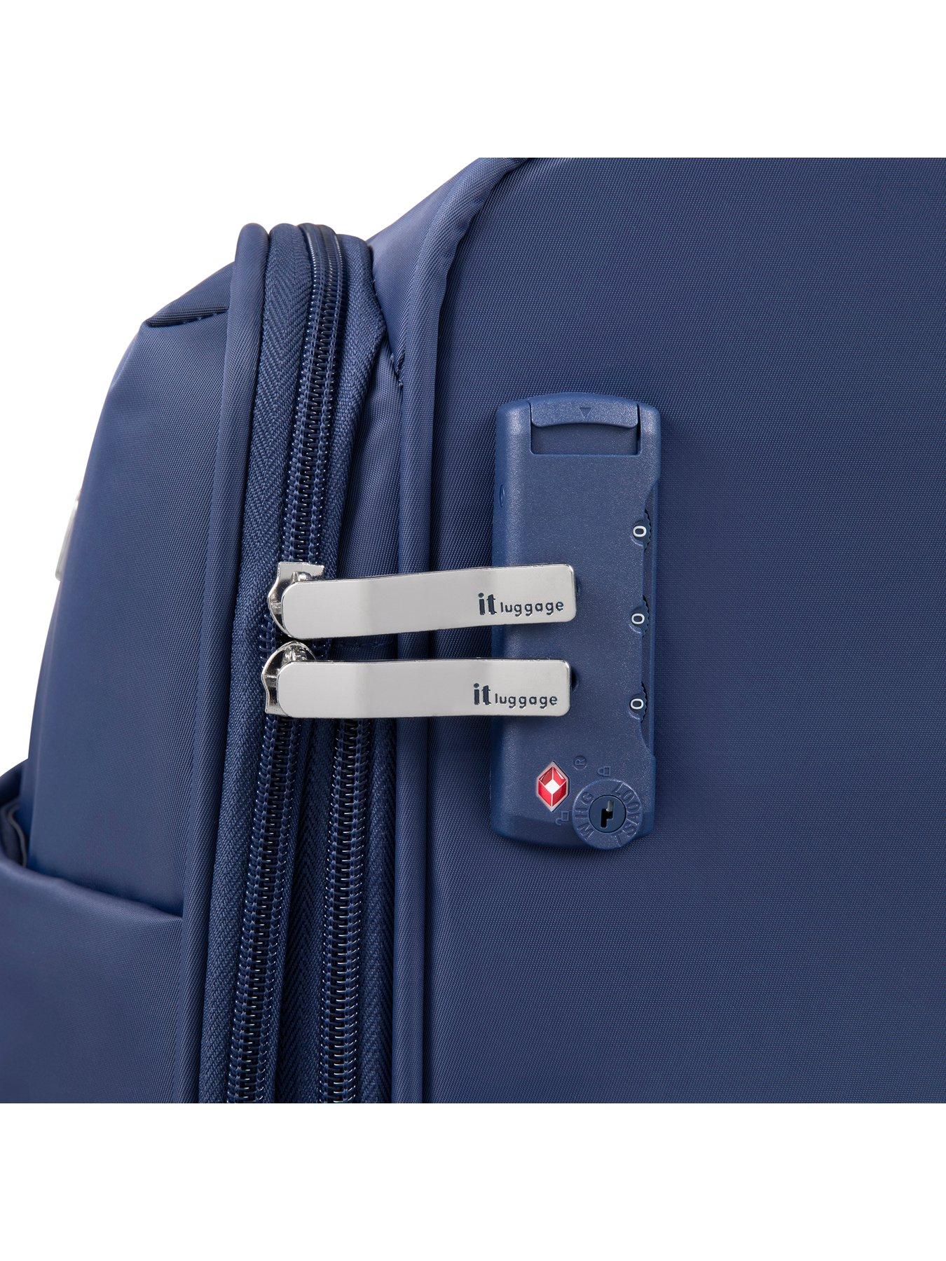 Image 4 of 5 of it Luggage Lustrous Luxe Night Blue Cabin Suitcase
