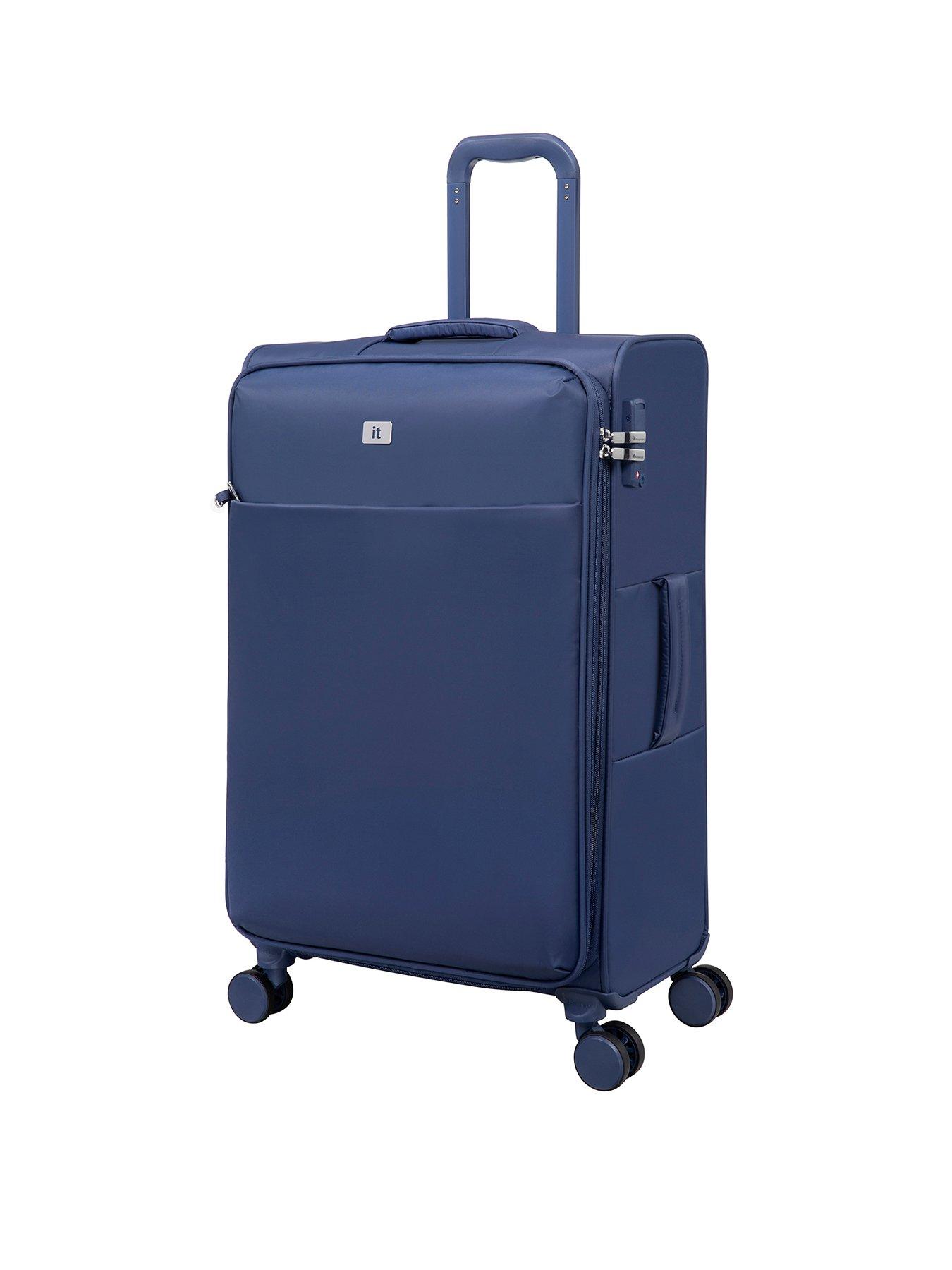 undefined IT Luggage Lustrous Luxe Night Blue Medium Suitcase
