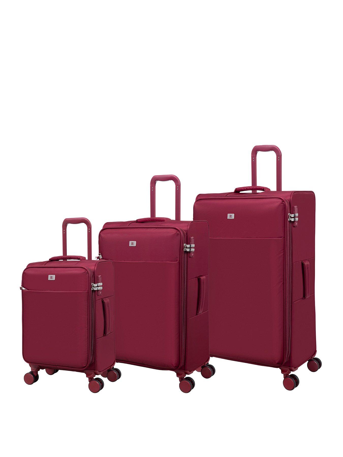 undefined IT Luggage Lustrous Luxe French Port 3pc Suitcase Set
