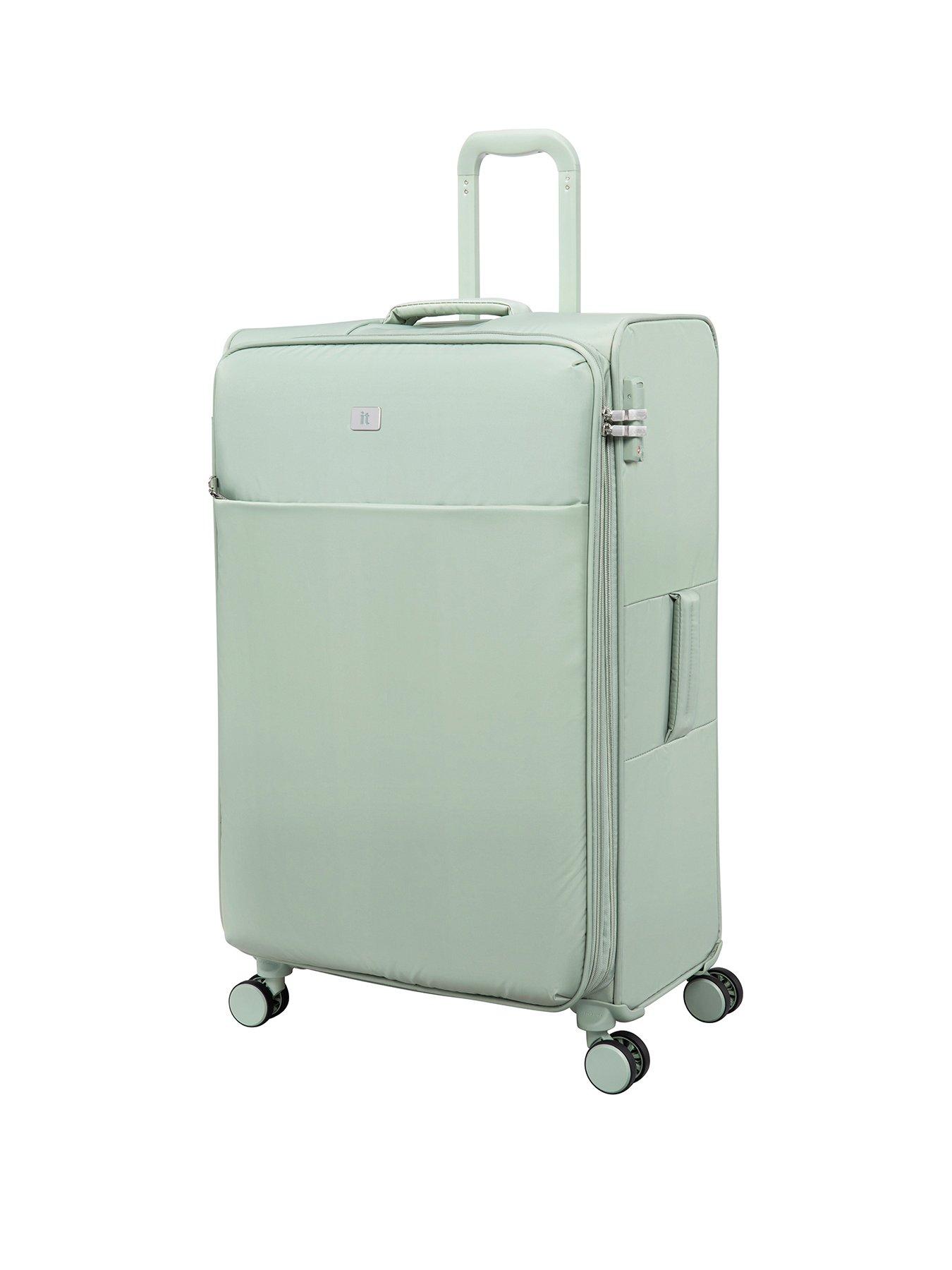 undefined IT Luggage Lustrous Luxe Desert Sage Large Suitcase