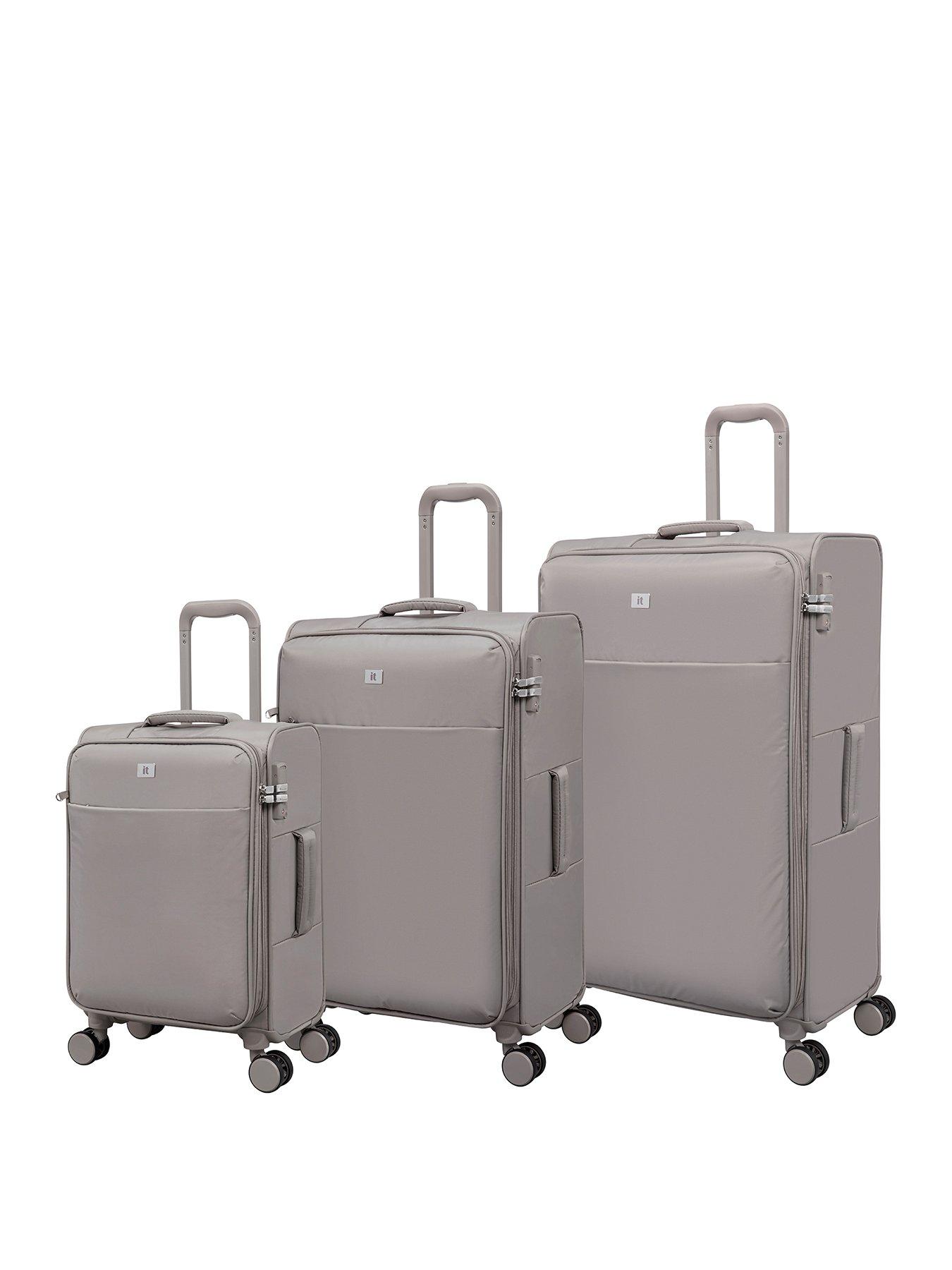 undefined IT Luggage Lustrous Luxe Moon Rock 3pc Suitcase Set