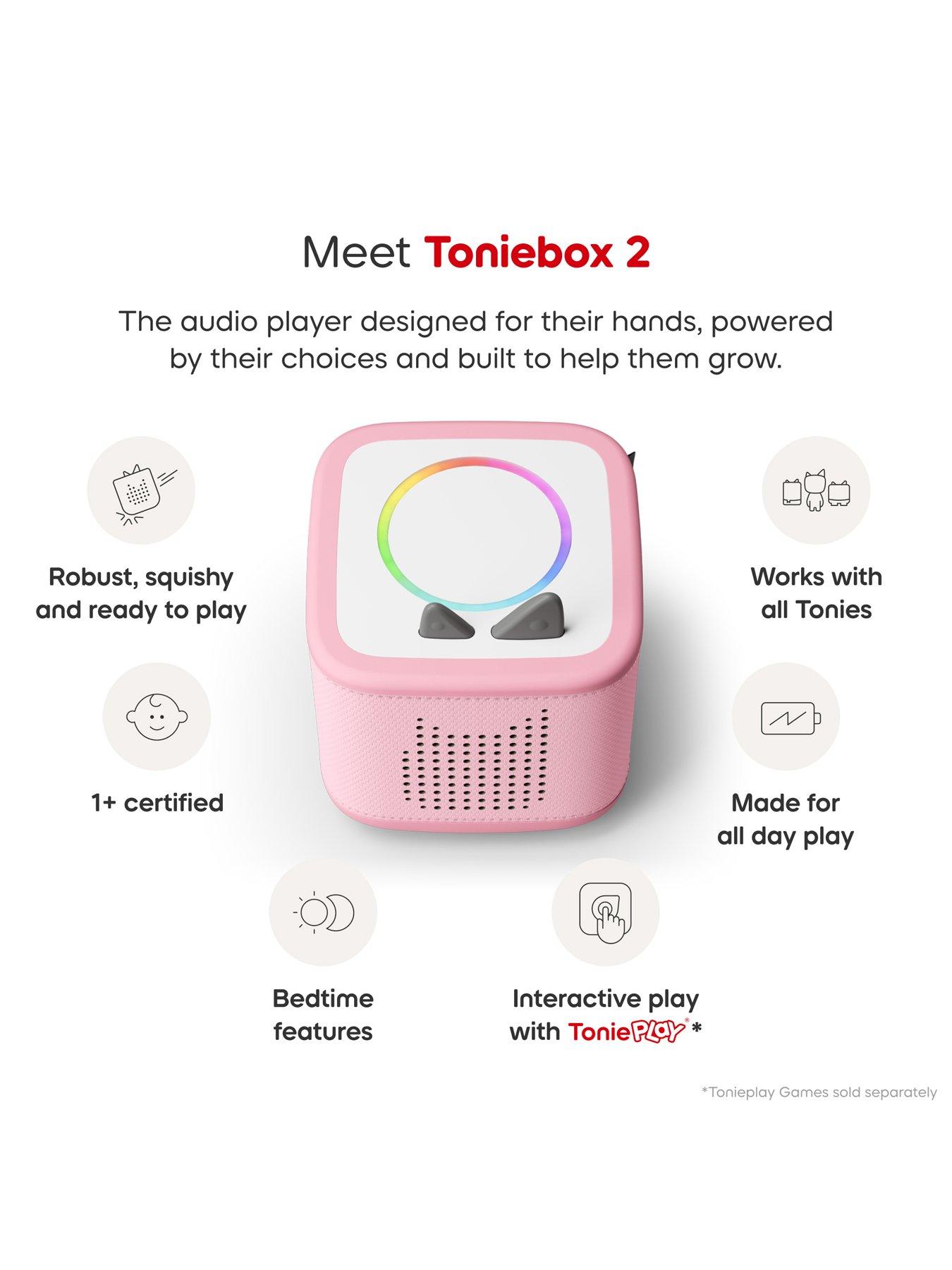 Image 4 of 8 of Tonies Toniebox 2 (Cloud Pink) Starter Set with&nbsp;Creative Tonie Rubie