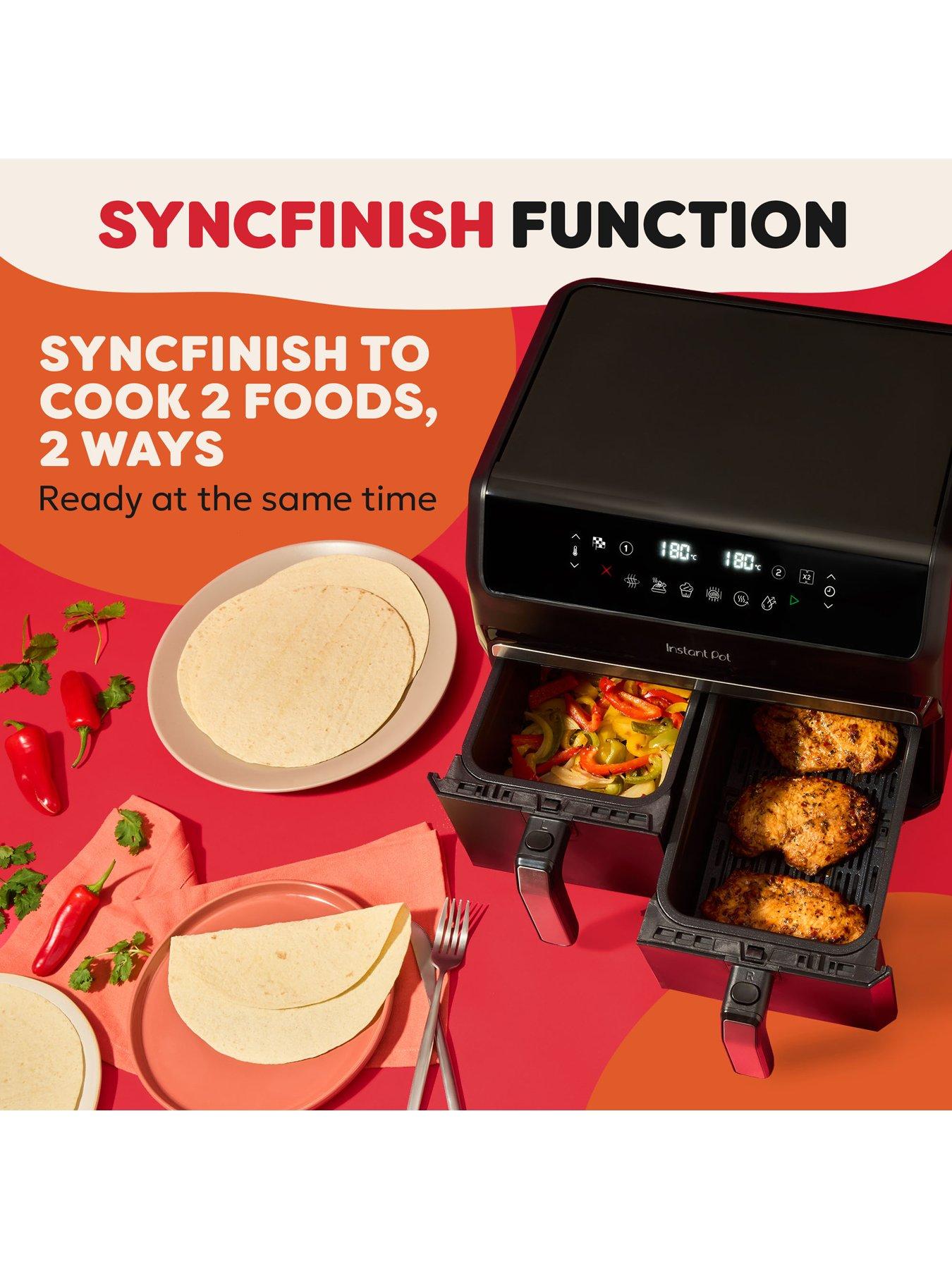 Image 6 of 8 of Instant Pot Vortex Dual 8L Air Fryer -&nbsp;Black Pepper