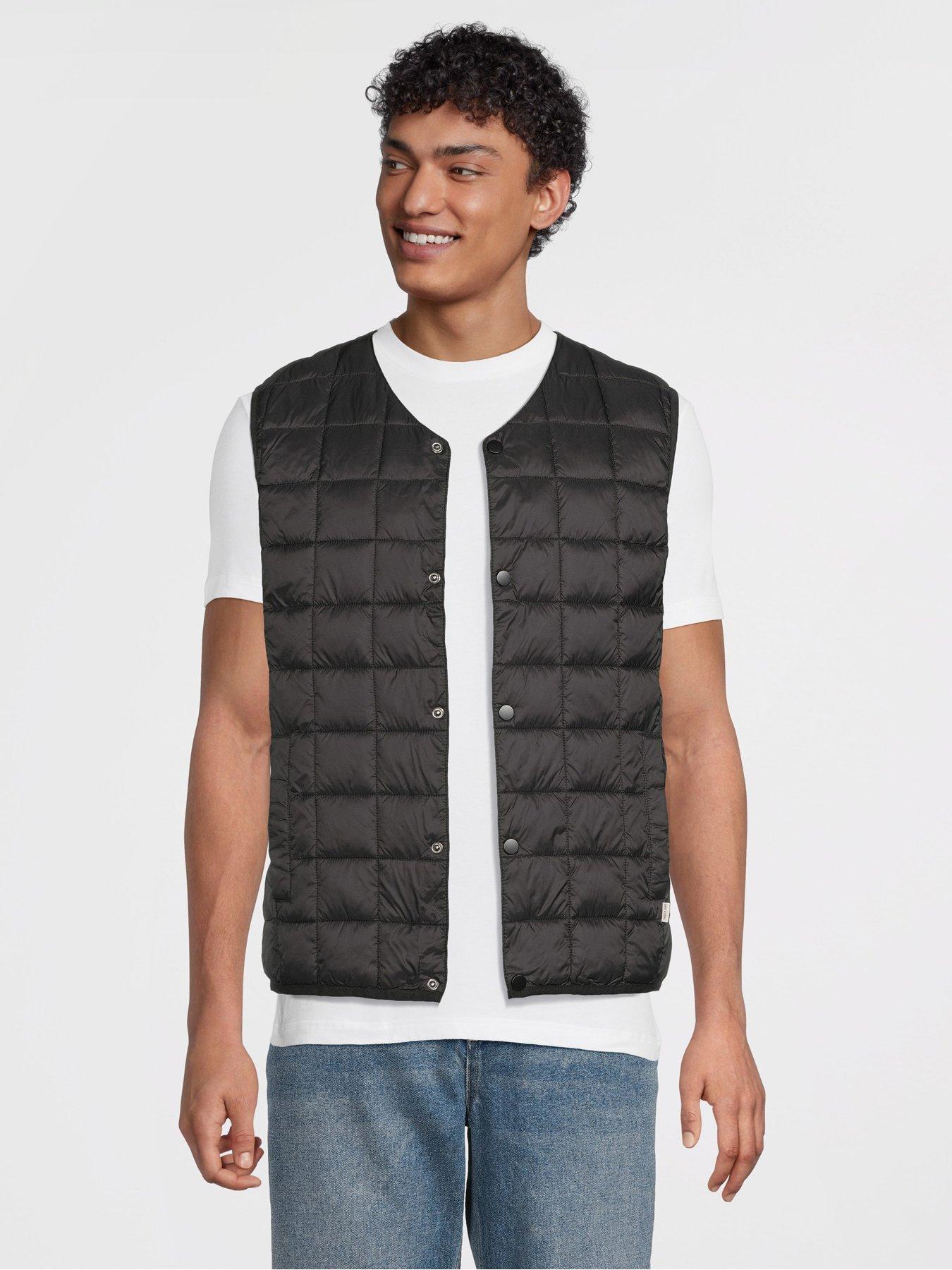 ONLY & SONS Gavin Quilted Snap Light Gillet - Black