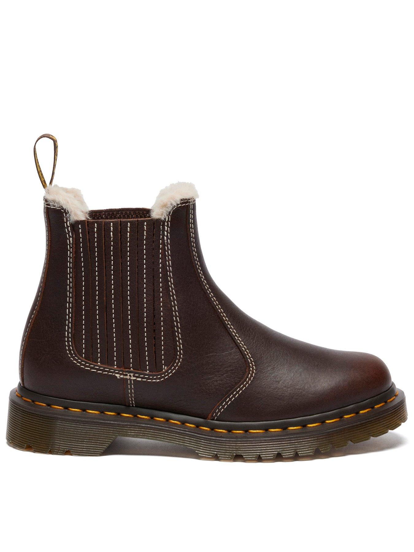 Dr Martens 2976 Leonore Ii Chelsea Boot Grizzly - Dark Brown