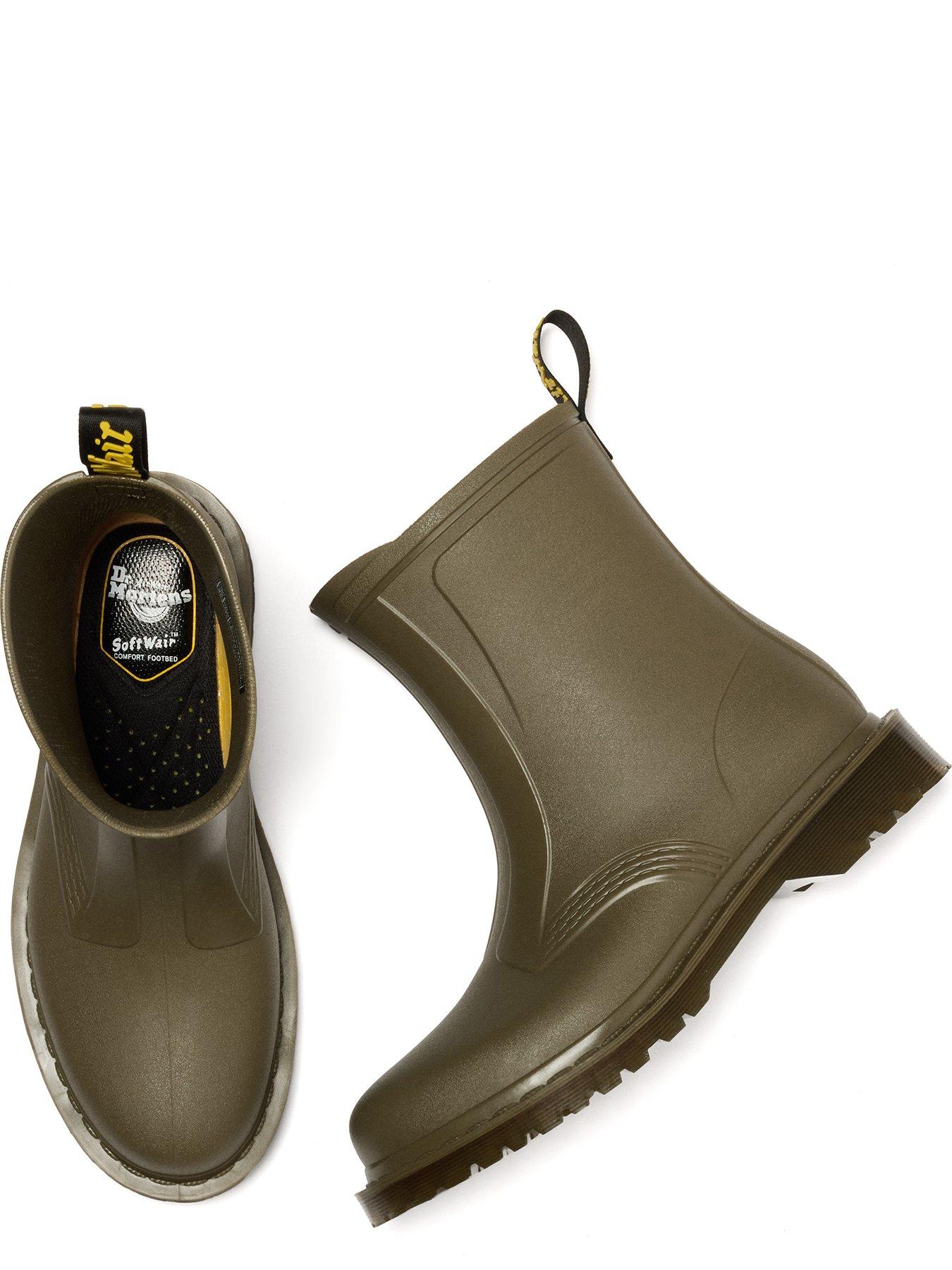 Image 4 of 7 of Dr Martens 1460 Rain Boot - Olive Green
