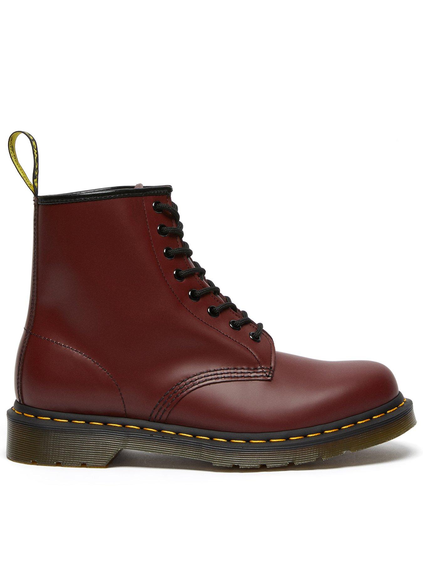 undefined 1460 8 Eye Boot Cherry Smooth - Red