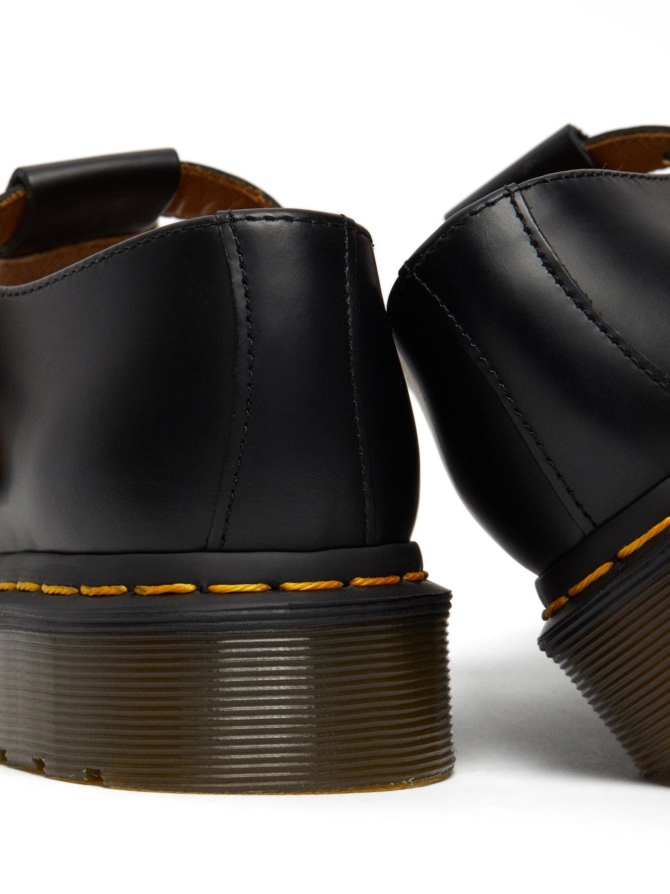 Image 6 of 7 of Dr Martens Polley T-Bar Shoe Smooth - Black