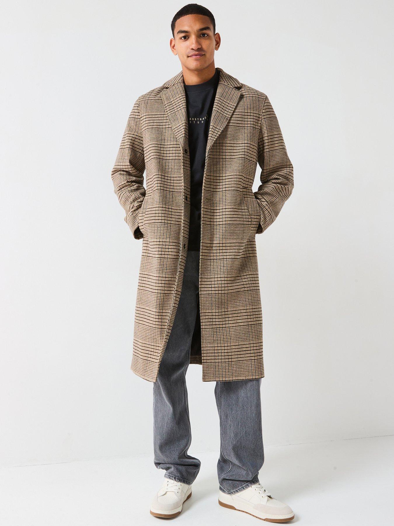 ONLY & SONS Wool Overcoat - Grey