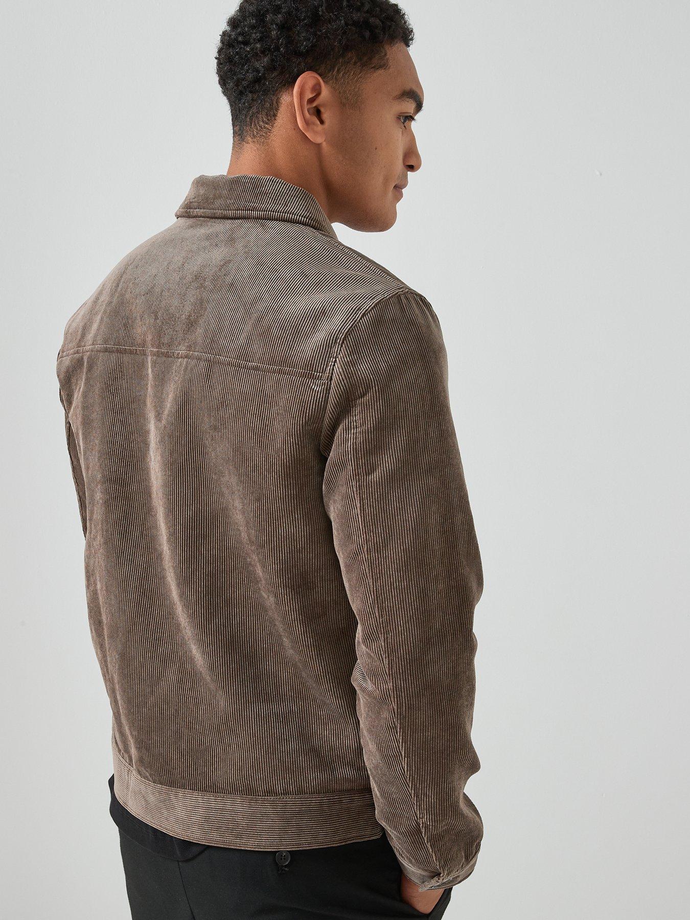 Image 2 of 5 of ONLY & SONS Lance Cord Jacket - Brown