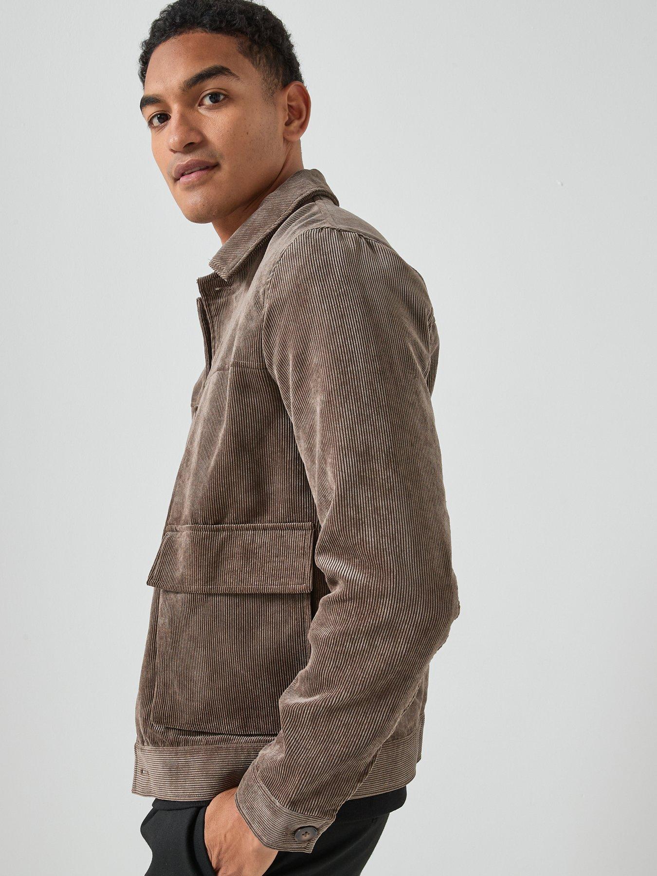 Image 5 of 5 of ONLY & SONS Lance Cord Jacket - Brown