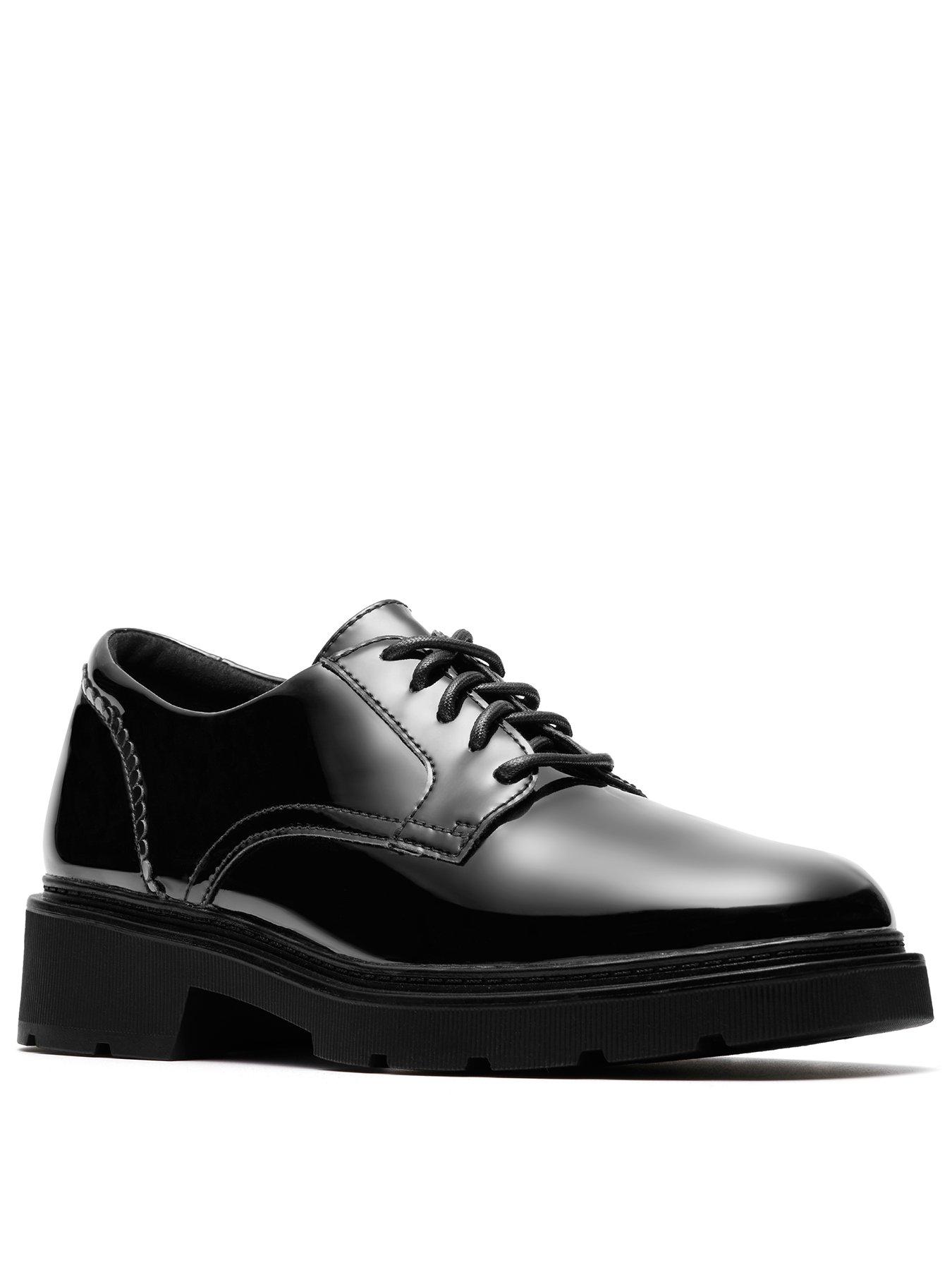 Image 2 of 6 of Clarks Lauryl Lace Patent Shoes - Black