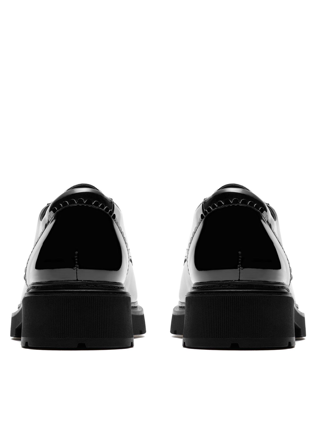 Image 3 of 6 of Clarks Lauryl Lace Patent Shoes - Black