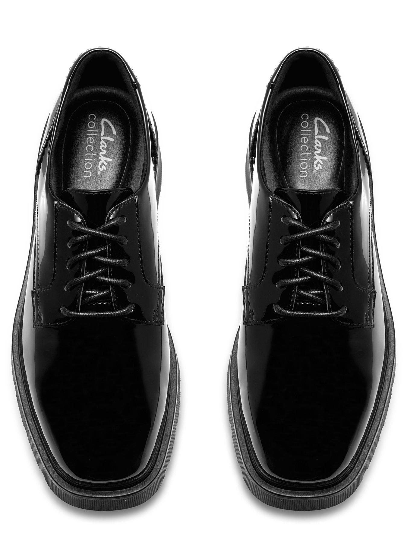Image 4 of 6 of Clarks Lauryl Lace Patent Shoes - Black