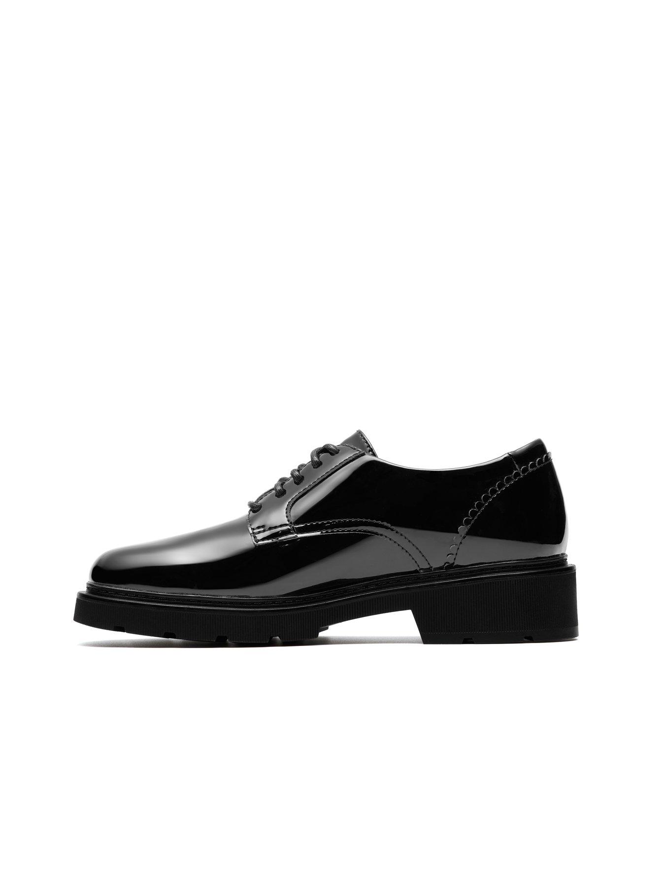 Image 6 of 6 of Clarks Lauryl Lace Patent Shoes - Black