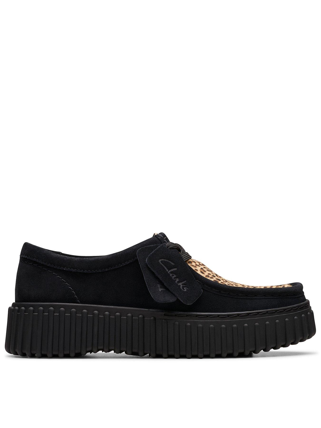 Clarks Torhill Bee Shoes - Leopard