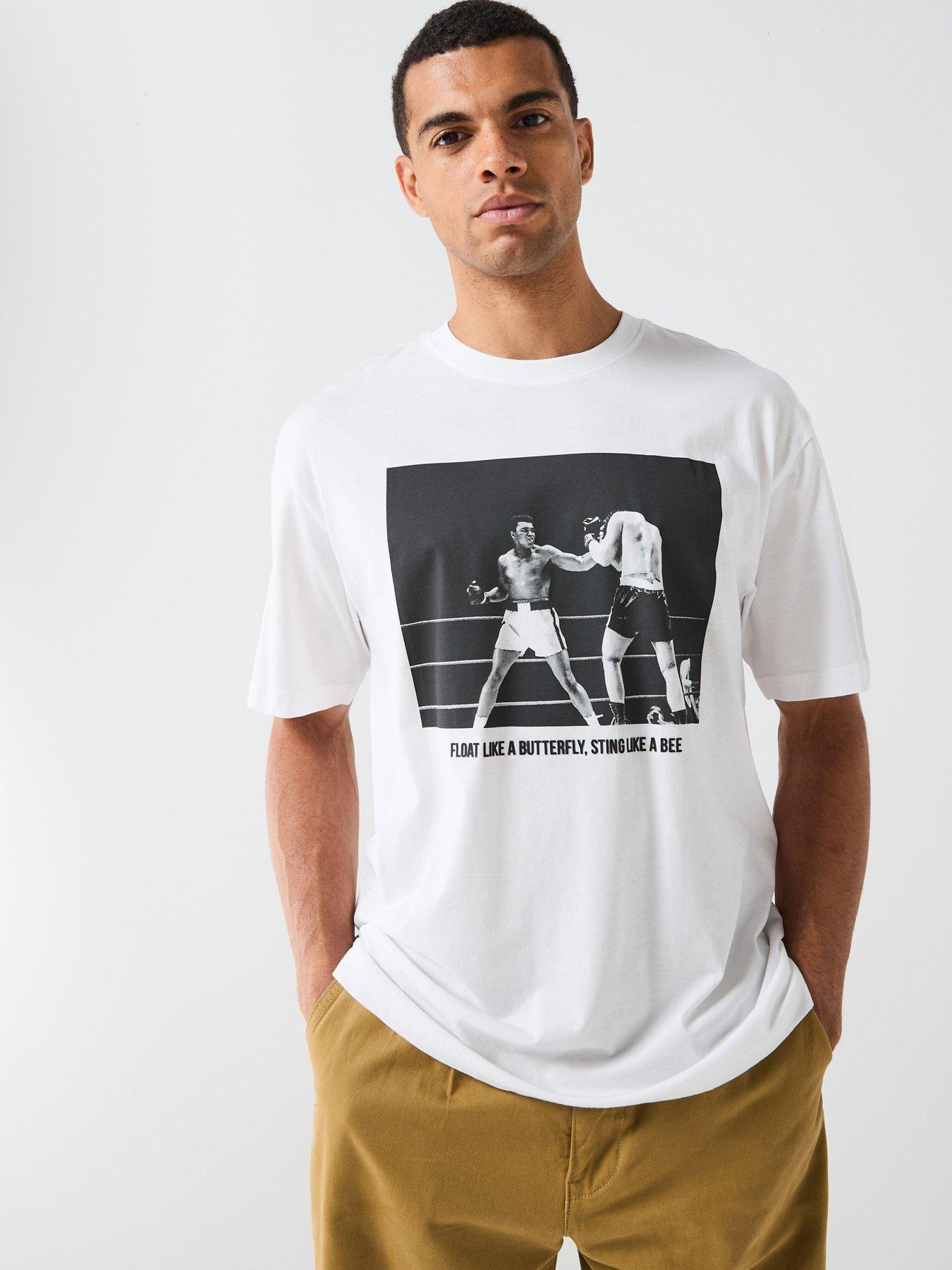 ONLY & SONS Muhammad Ali Graphic Short Sleeve T-Shirt - White