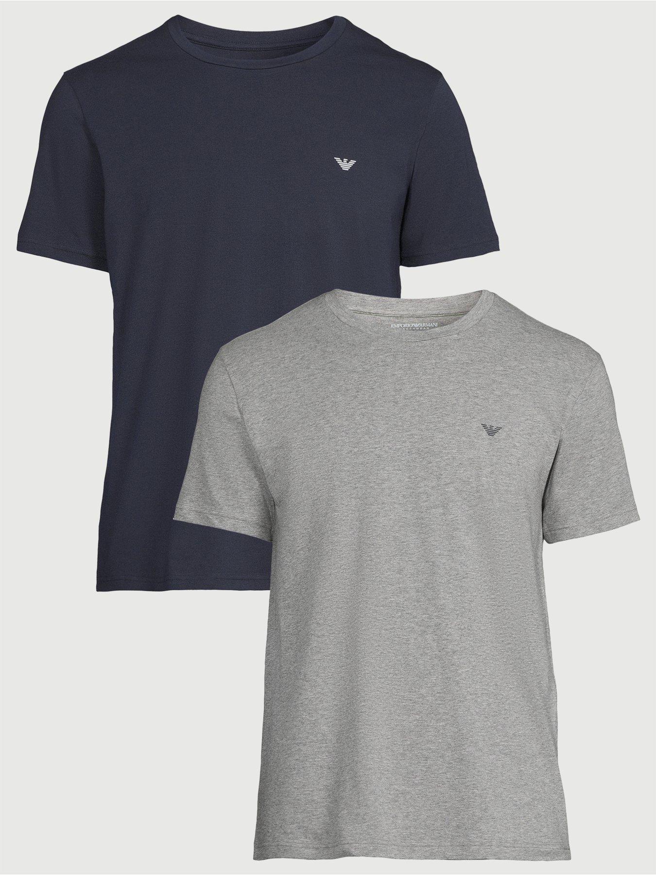 Emporio Armani Bodywear 2 Pack Endurance Crew Neck T-Shirts - Multi