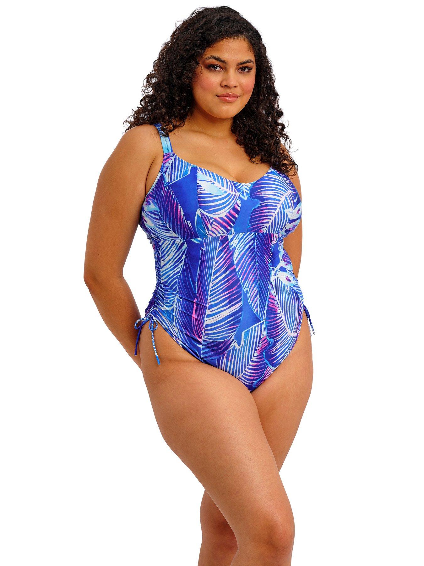 Elomi Maluku Island Non Wired Swimsuit - Atlantic Blue Print