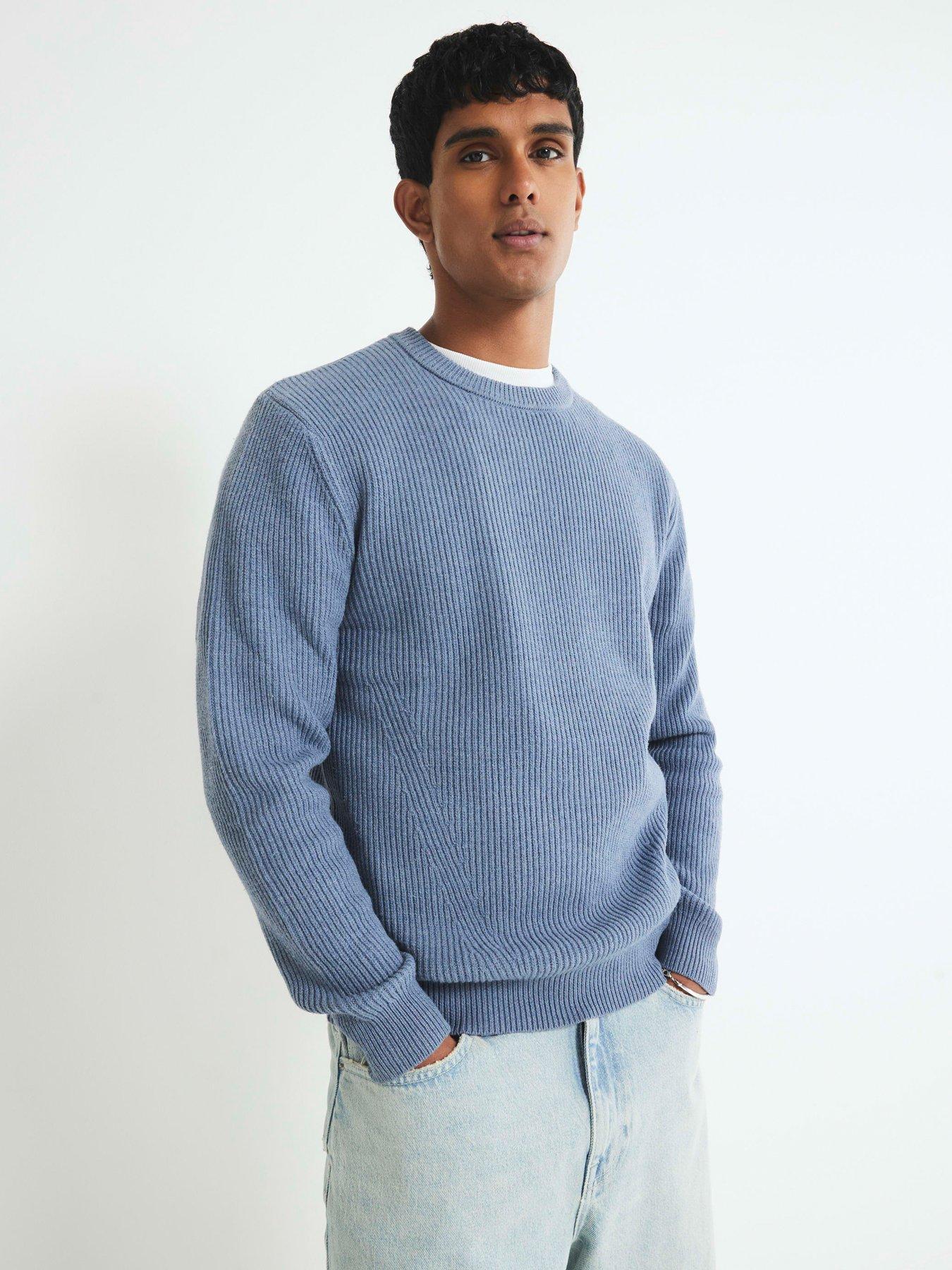 River Island River Island Ribbed Easy Crew Neck Knitted Jumper