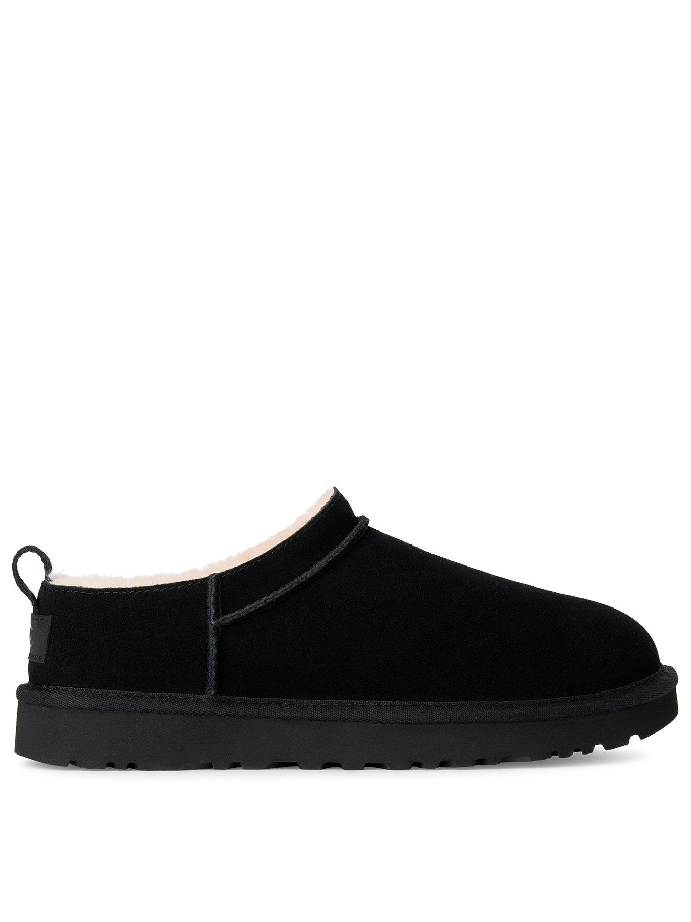 UGG Classic Micro Boots, Black, Size 6, Women