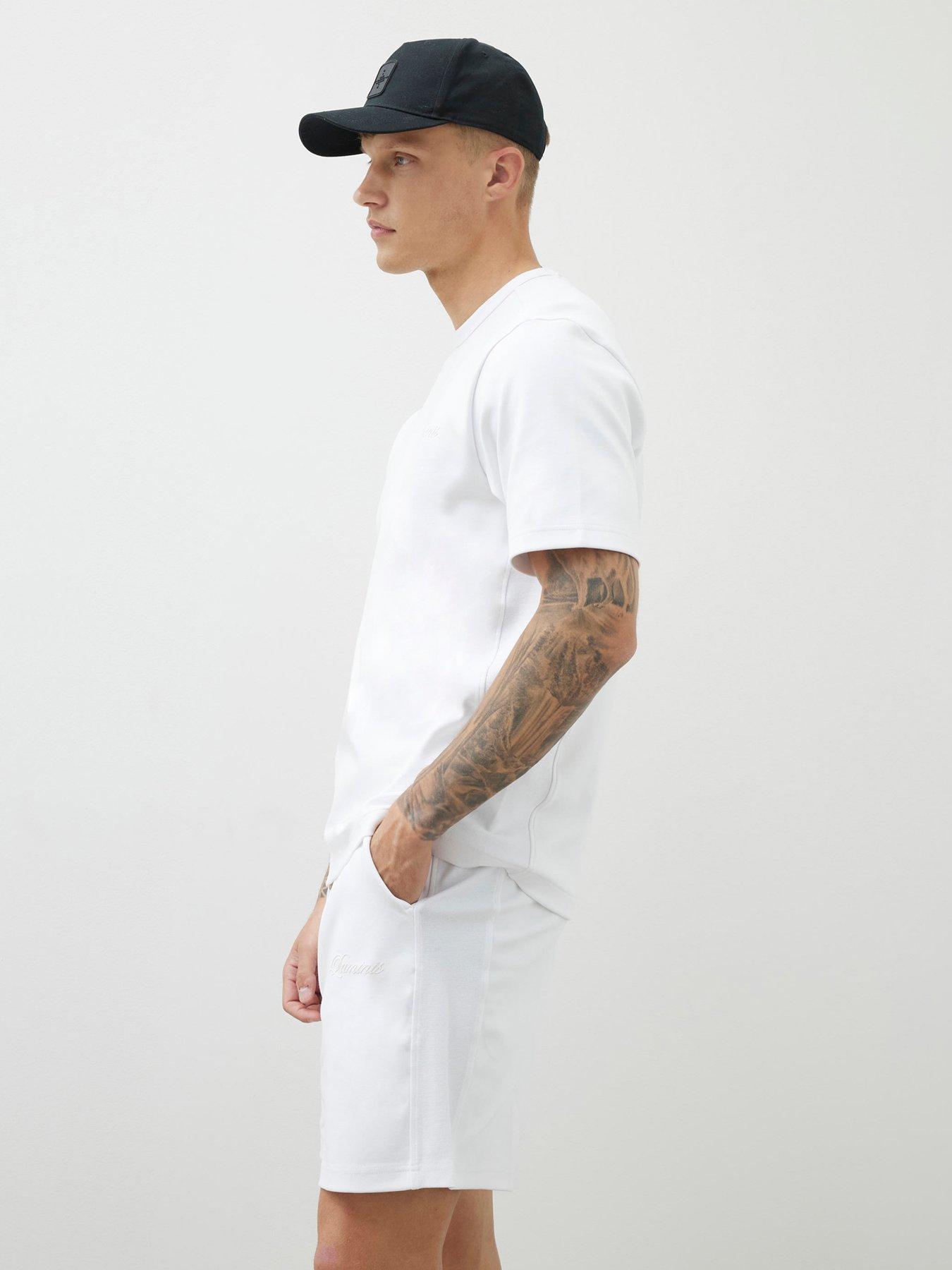 undefined Luminis Script Interlock T-Shirt - White